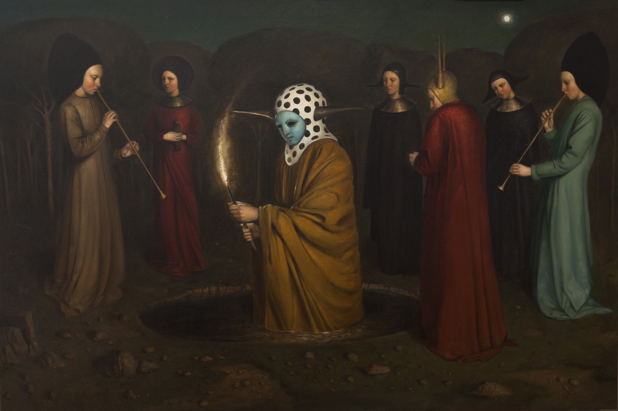 Alessandro Sicioldr Portaluce 2022 (Sold) Oil on linen 90 x 140 cm