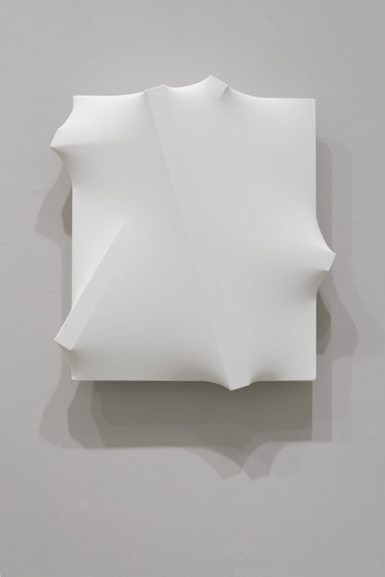 Marco Mazzucconi Untitled 2018 Canvas on frame 76 × 68 × 20 cm