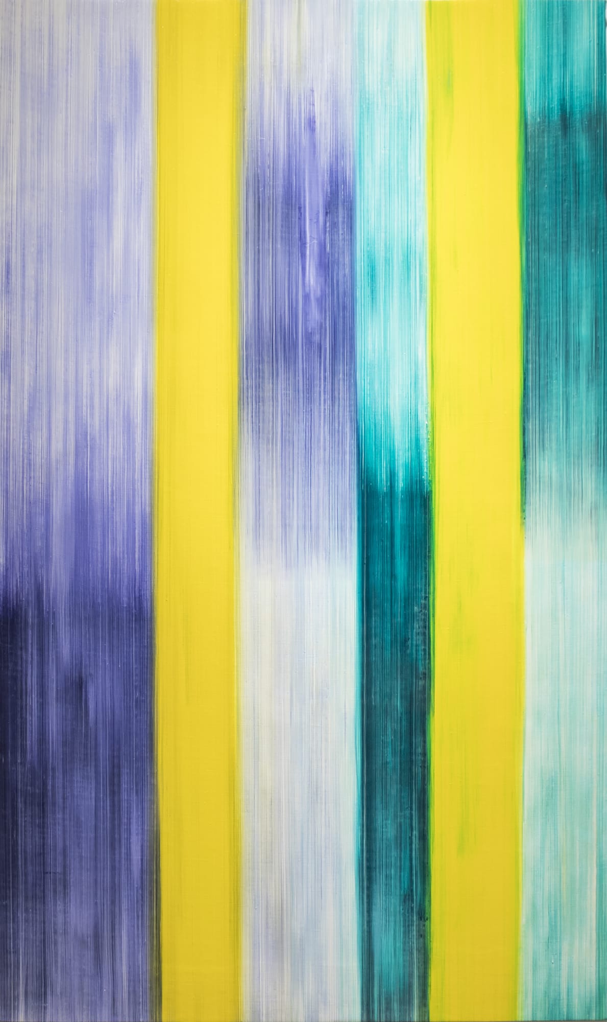 Marco Mazzucconi Essere non qui 2020 Oil on canvas 212 × 126,5 × 4 cm