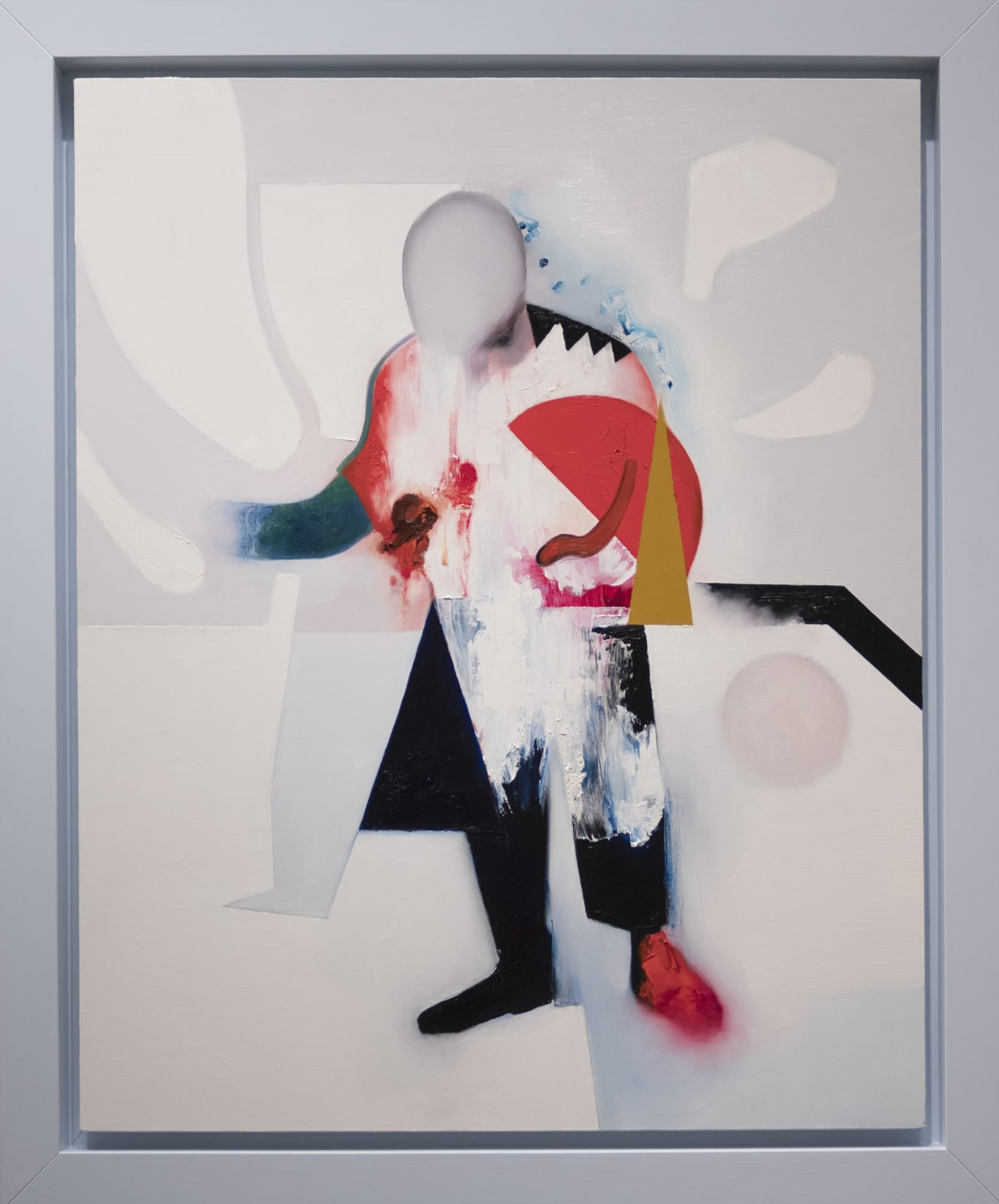 He Wei The ringer 2019 Oil on canvas 110 x 84 cm