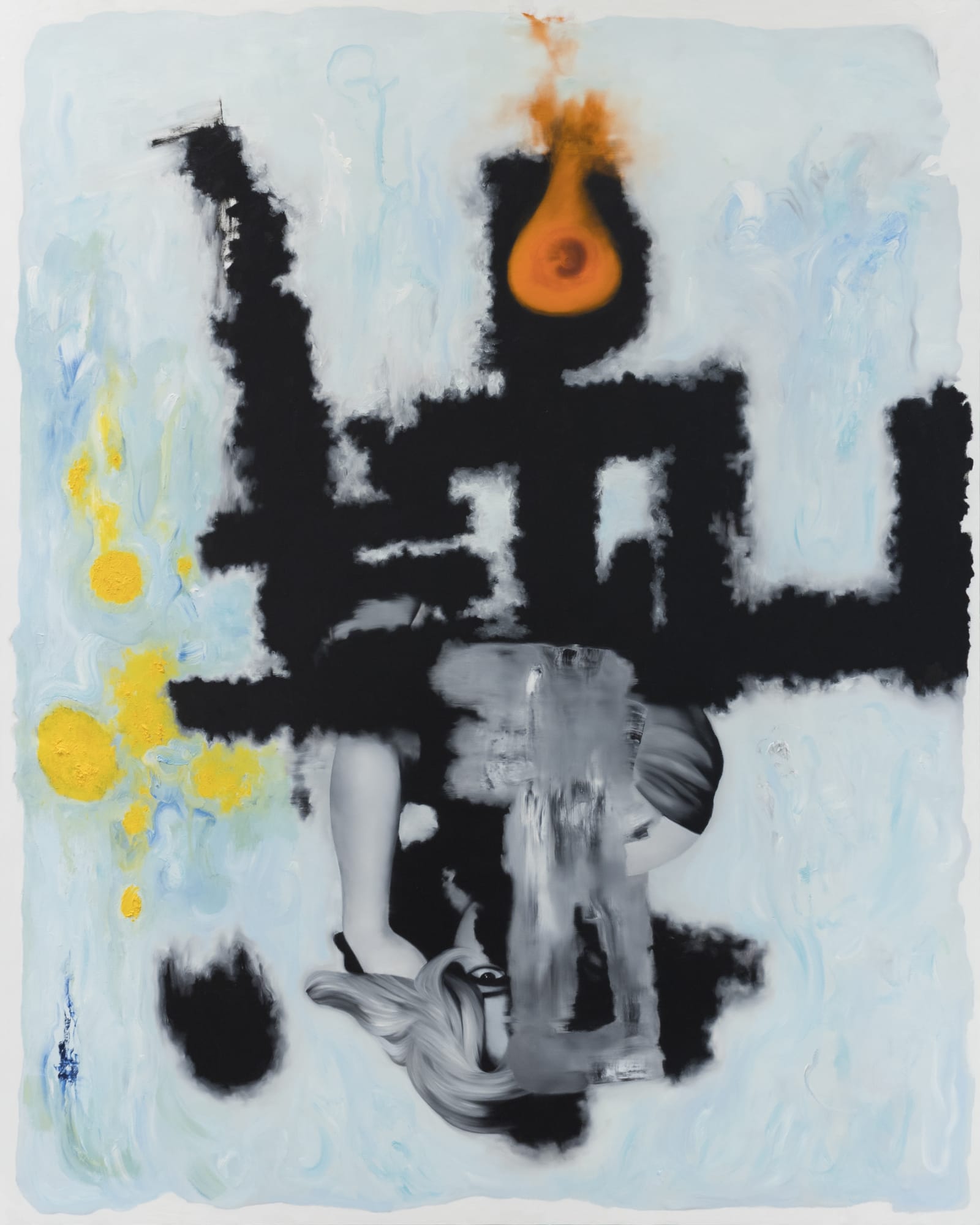 He Wei Archon 2020 Oil on canvas 240 × 190 cm