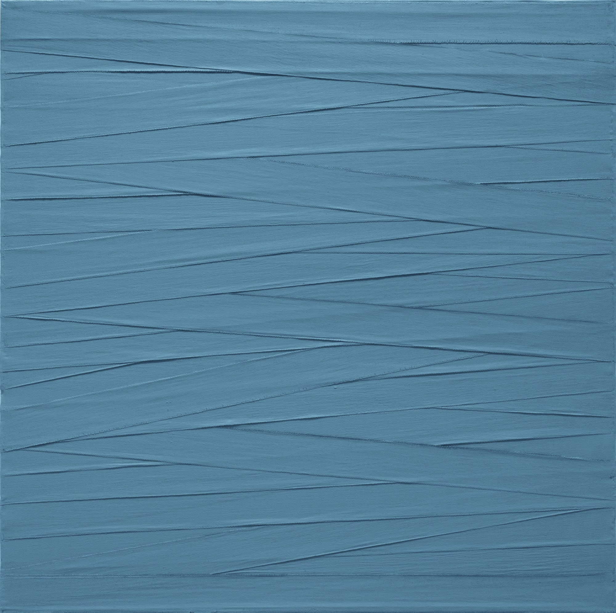 Paolo Cotani Bende 1975 Acrylic and elastic bandages 100 × 100 cm