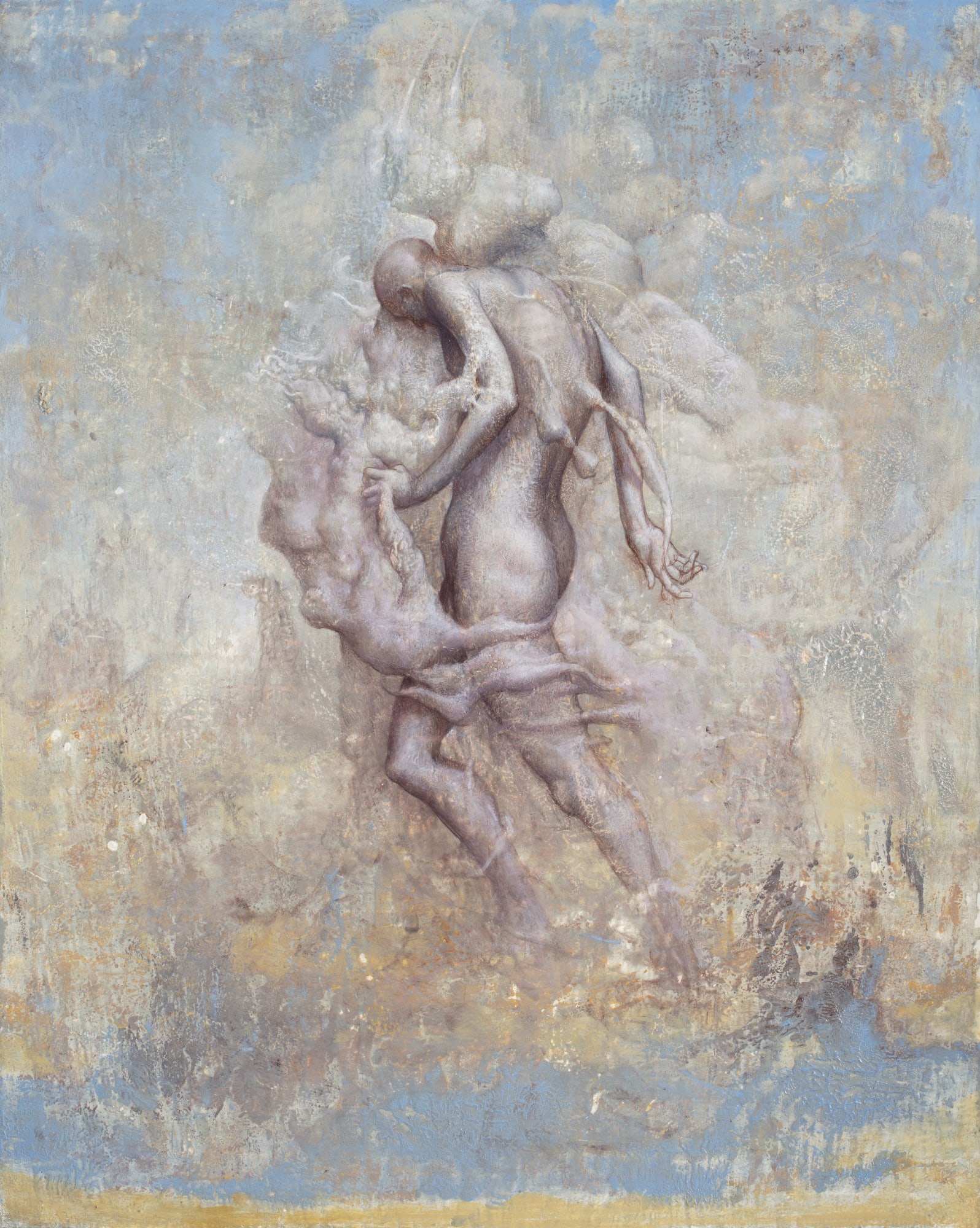 Agostino Arrivabene Contra Mundum 2021 Oil on wood 50 × 40 cm