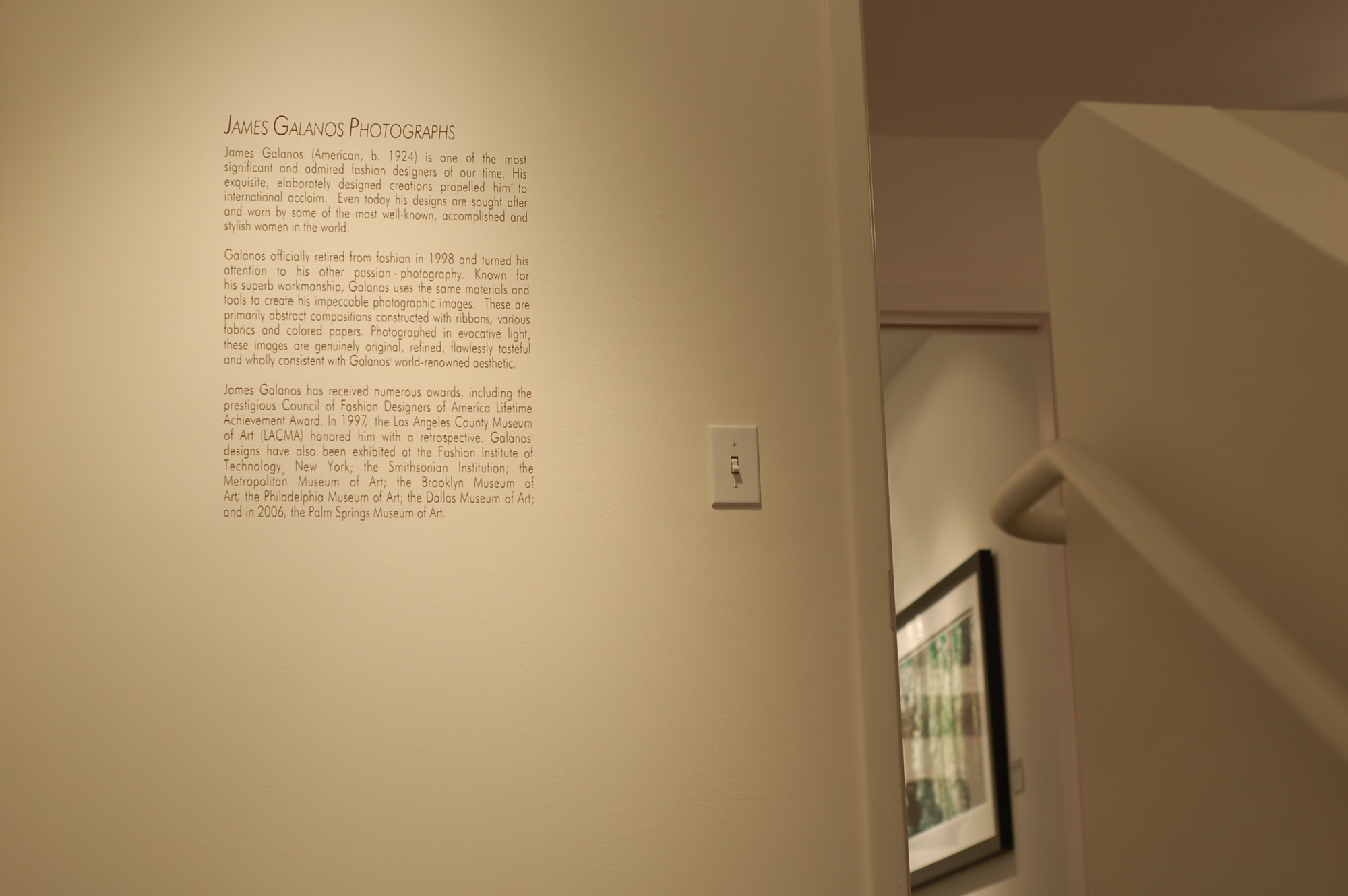 James Galanos: Photographs