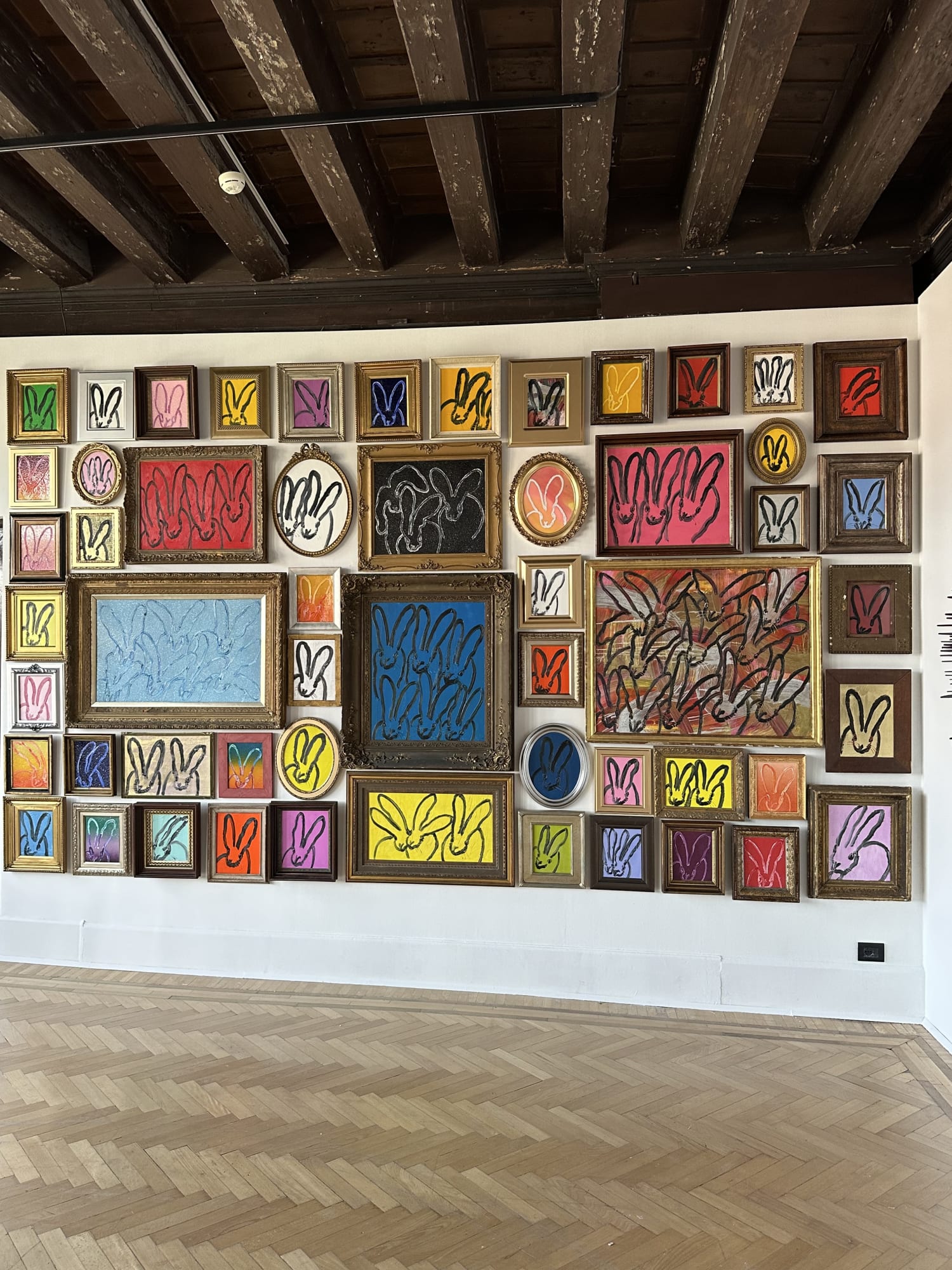 Hunt Slonem: The Bunny Wall