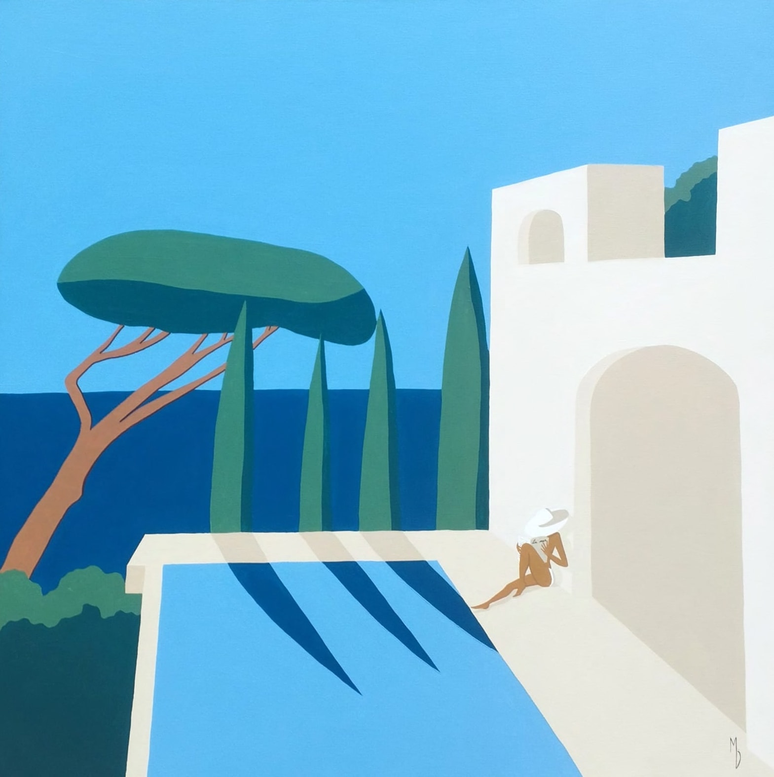 Marie DEFORCHE Biarritz Digital print on fine art paper 30 x 30 cm Edition of 5