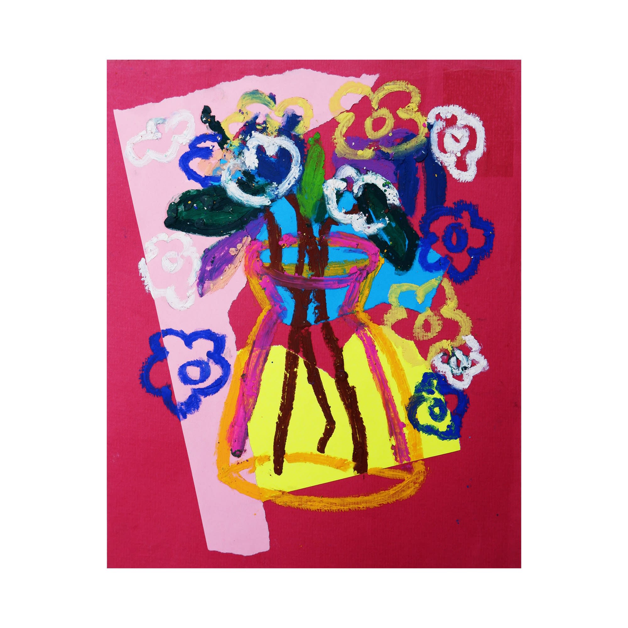 Musa Ganiyy, Collage Vase, 2022