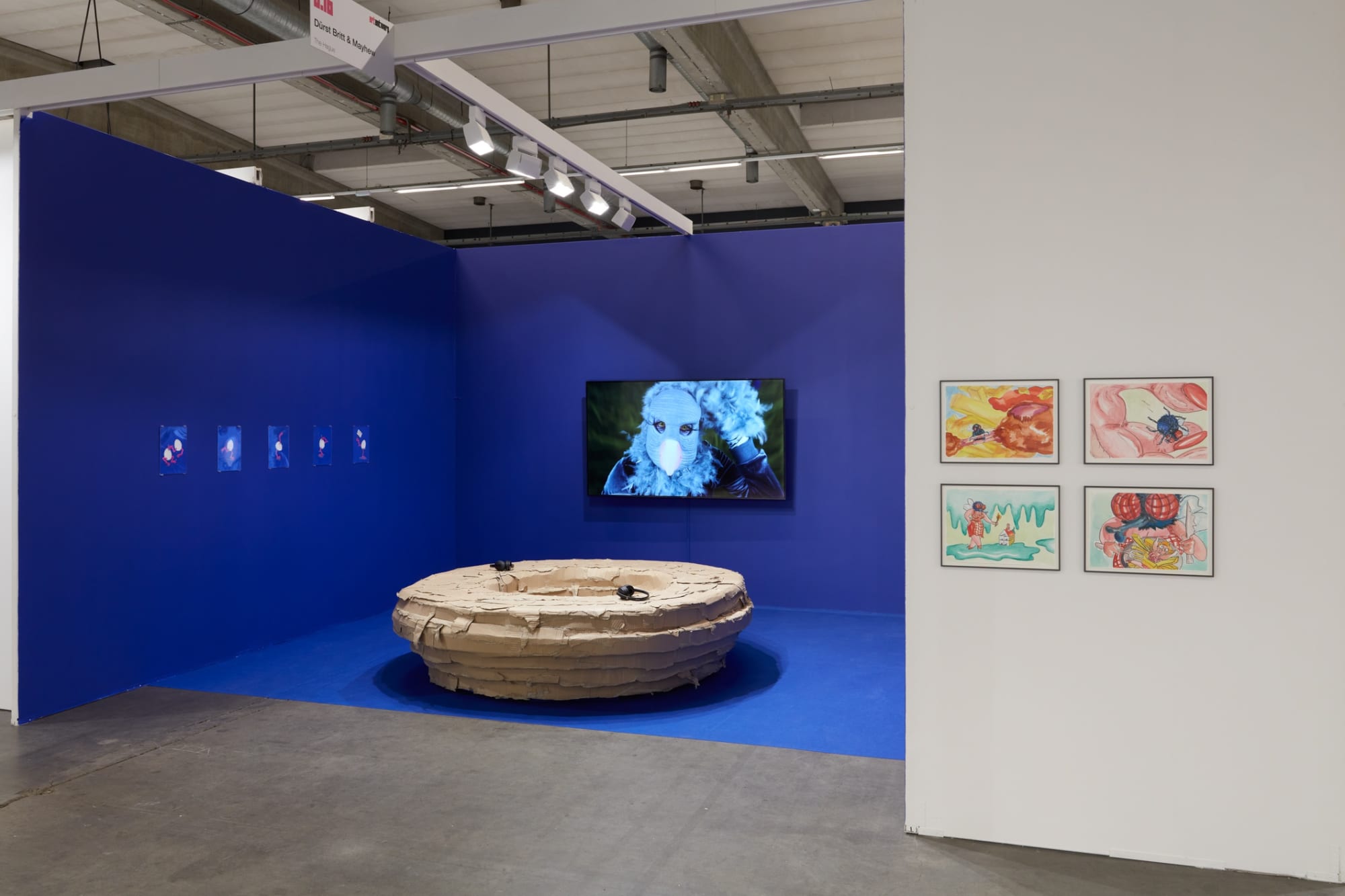 Installation view, Art Antwerp 2022, Solo show by Puck Verkade