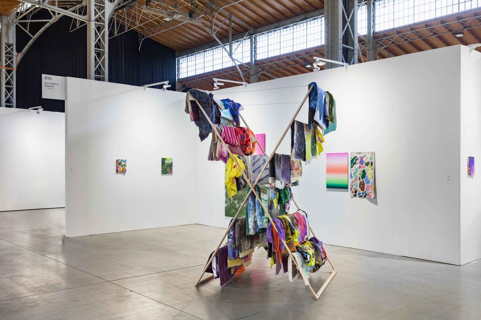 Installation view, Vienna Contemporary 2020, Solo show by David Roth