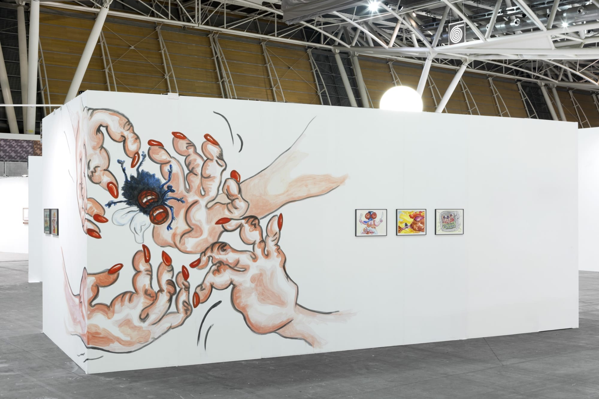 Installation view, Artissima 2019, Solo show by Puck Werkade
