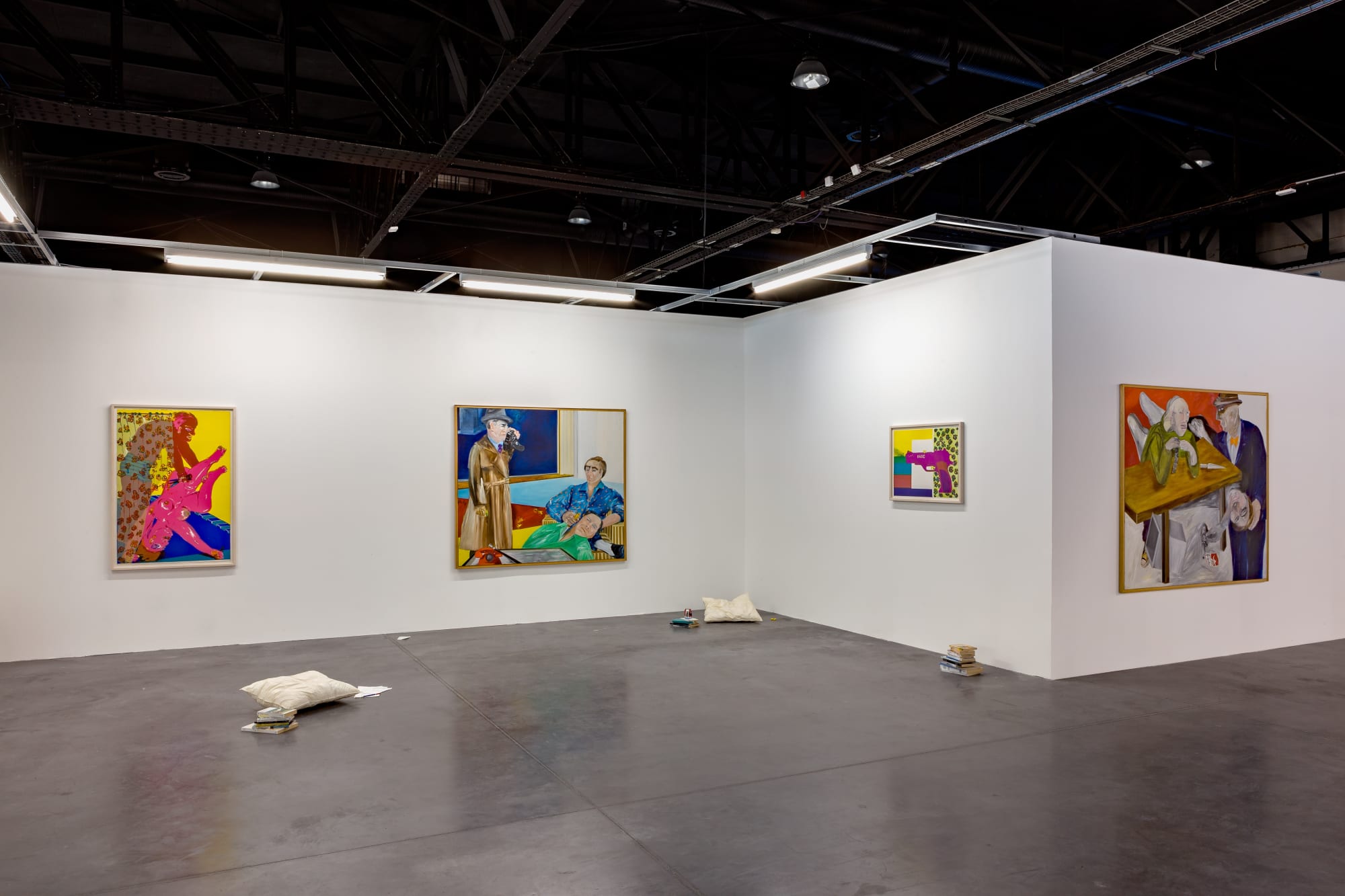 Installation view, Art-O-Rama 2019, Duo show by Jacqueline de Jong and Alexandre Lavet