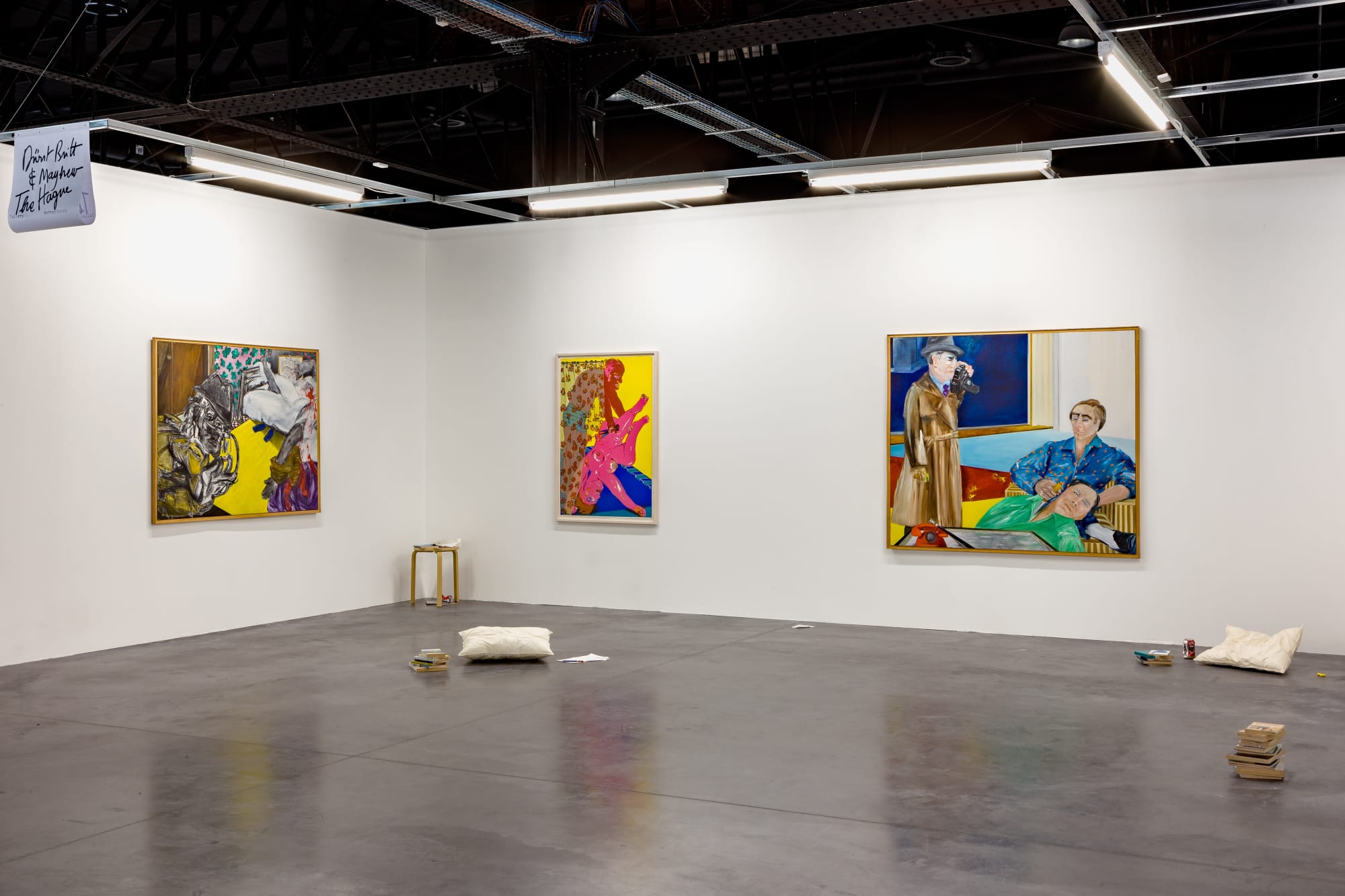 Installation view, Art-O-Rama 2019, Duo show by Jacqueline de Jong and Alexandre Lavet