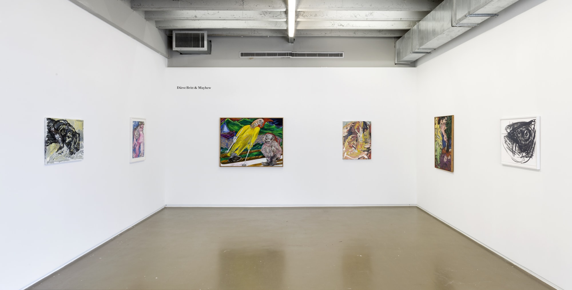 Installation view, Independent Brussels 2018, Duo show by Jacqueline de Jong and Wieske Wester