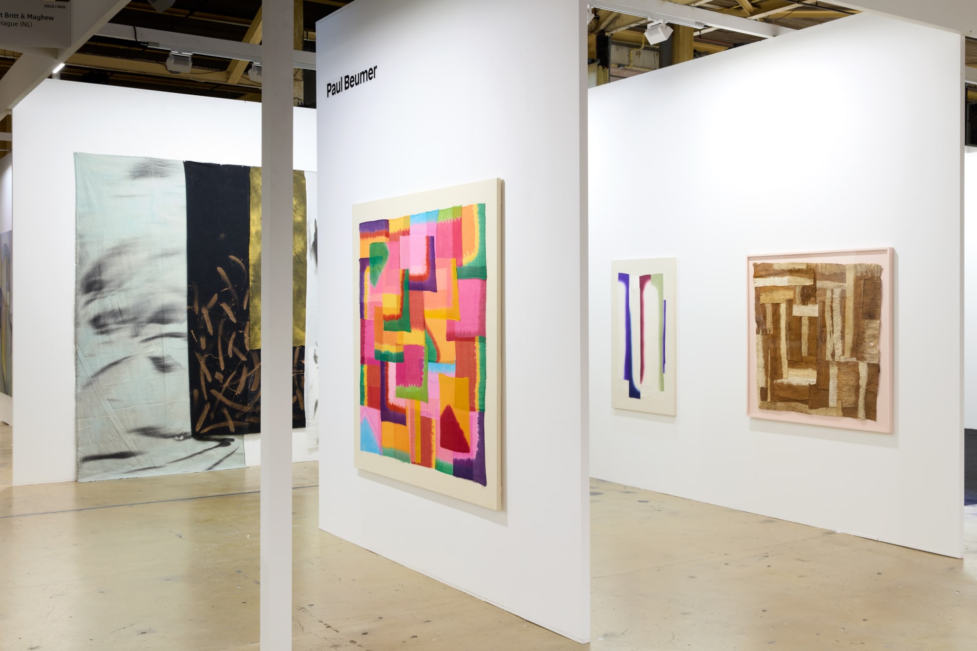 Installation view, Art Rotterdam 2024, Solo show by Paul Beumer
