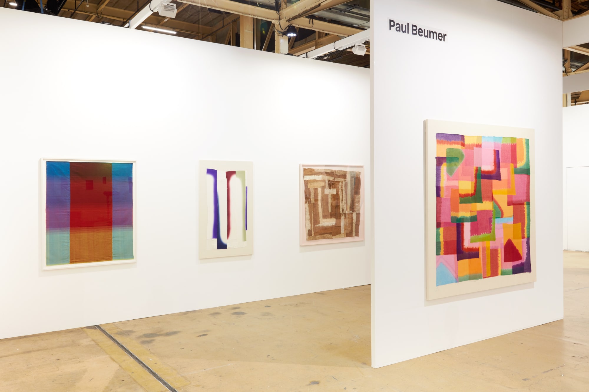 Installation view, Art Rotterdam 2024, Solo show by Paul Beumer