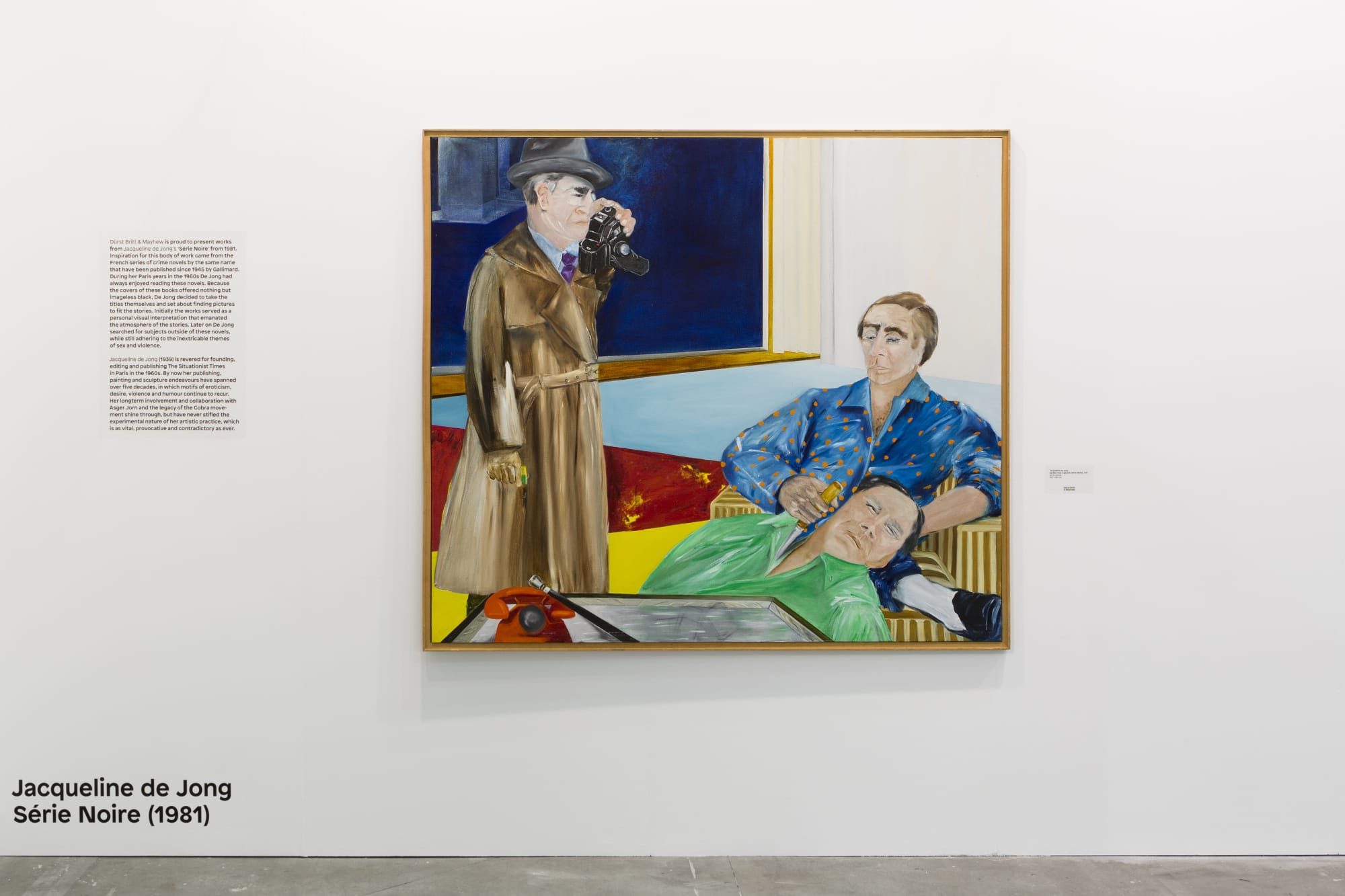 Installation view, Artissima 2017, Solo show by Jacqueline de Jong