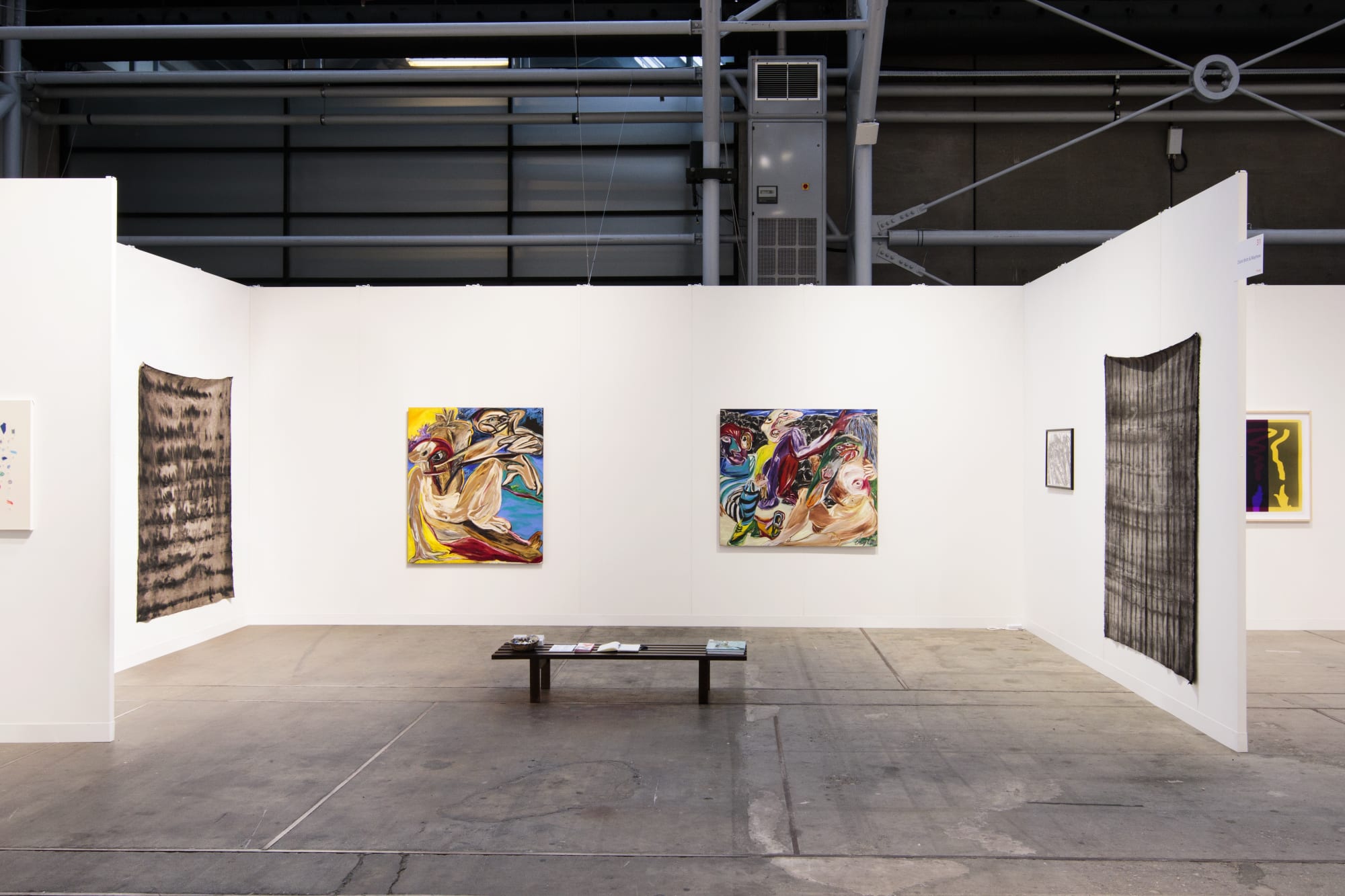 Installation view, SUNDAY Art Fair London 2017, Group show by Paul Beumer, Jacqueline de Jong and Wieske Wester