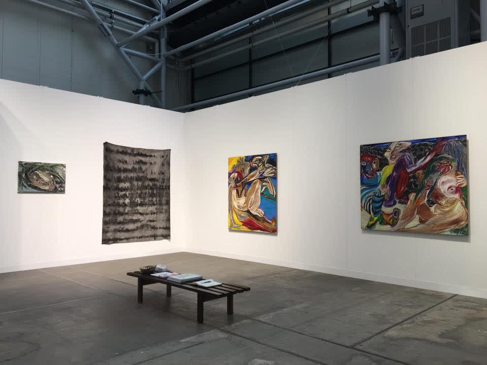 Installation view, SUNDAY Art Fair London 2017, Group show by Paul Beumer, Jacqueline de Jong and Wieske Wester