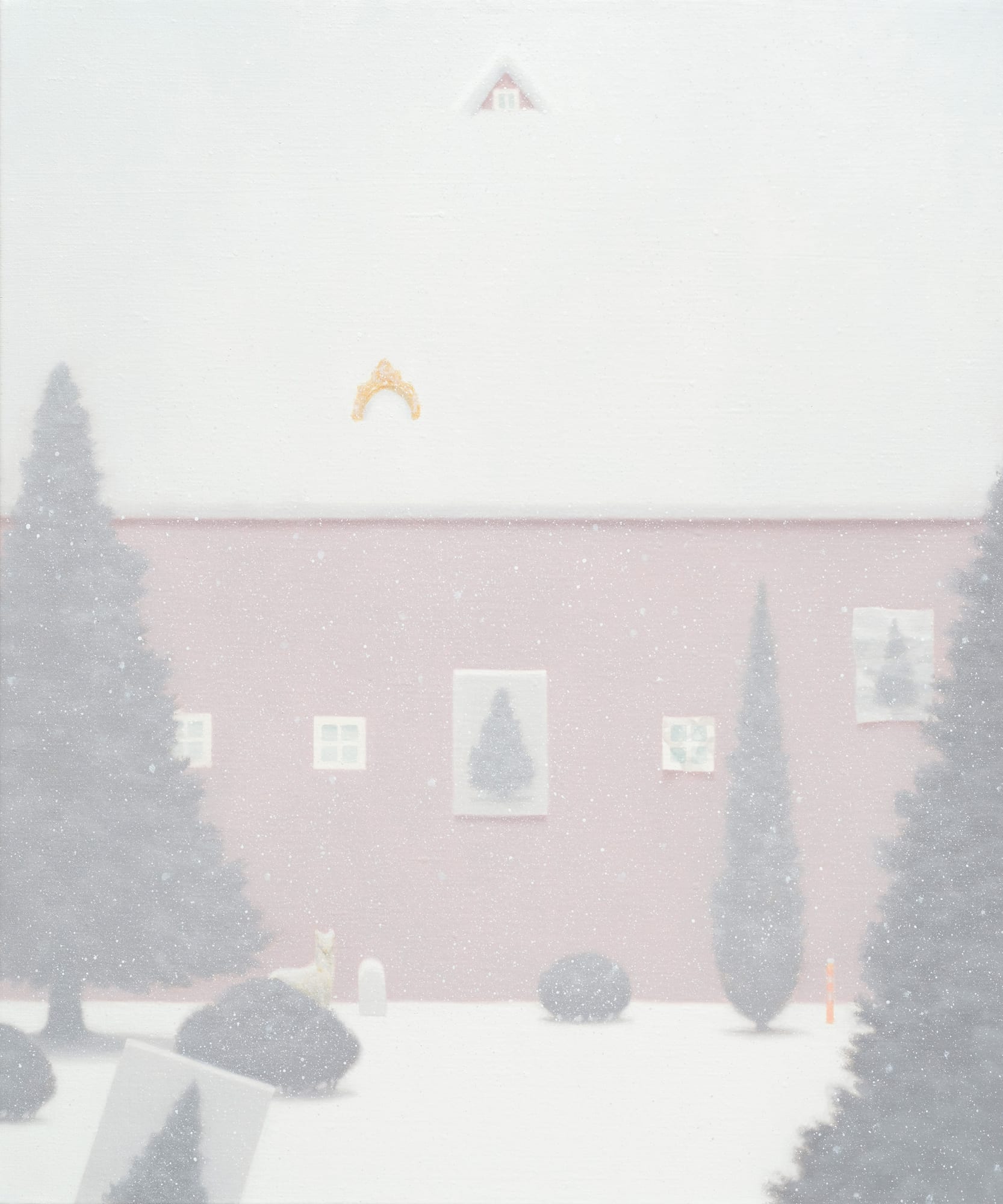 Gallery, 2024, oil on canvas,80.3 x 117cm