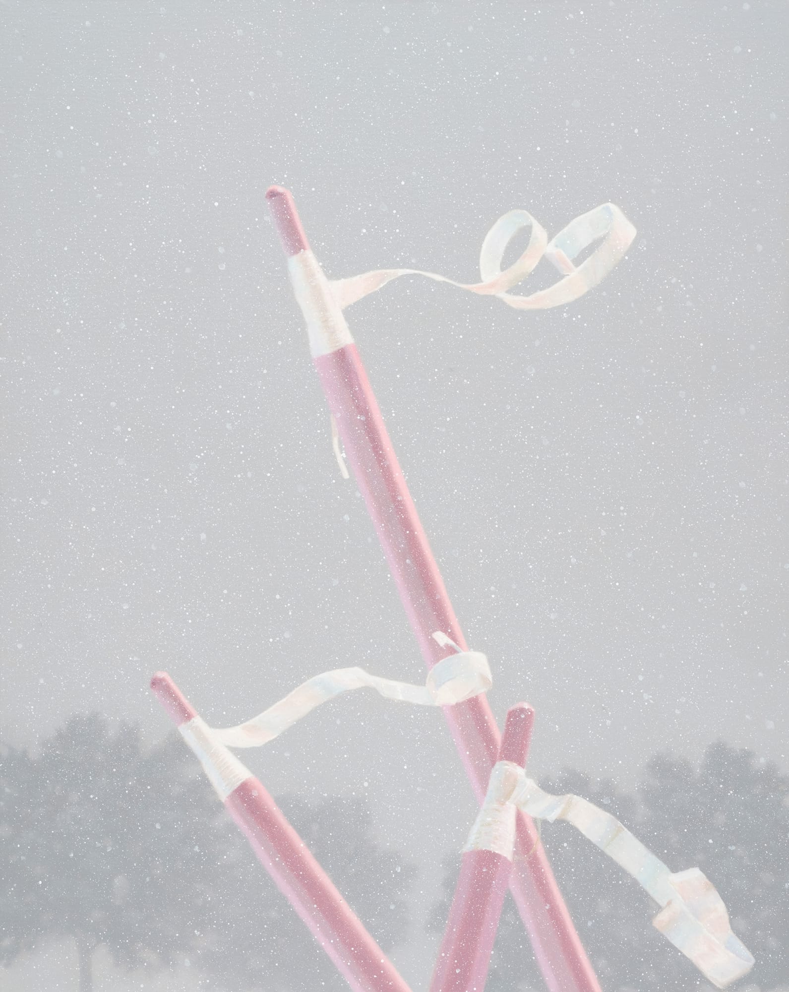 Color Pencils, 2024, oil on canvas,91 x 72.7cm