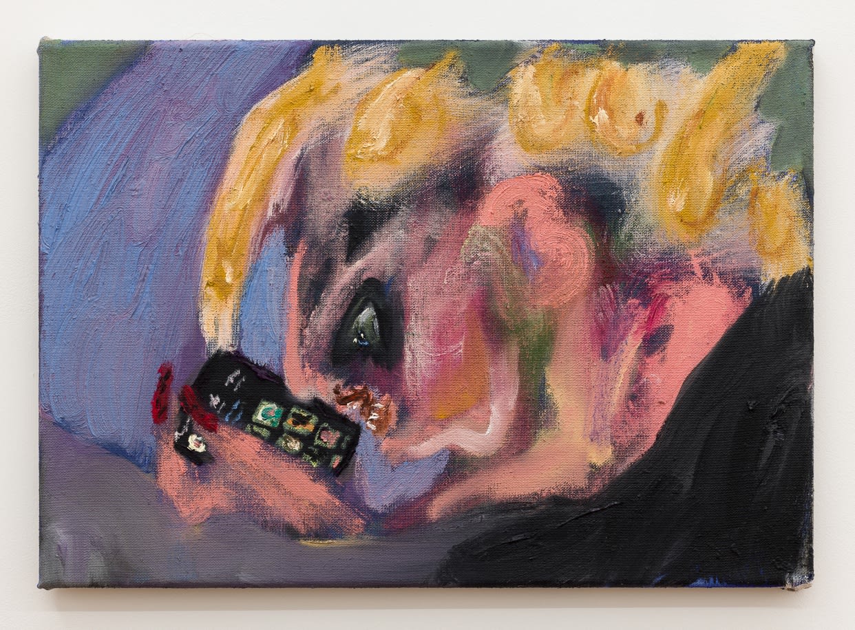 Sevina Tzanou Stalker, 2024 Oil and acrylic on linen 35 x 50 cm 13 3/4 x 19 3/4 in