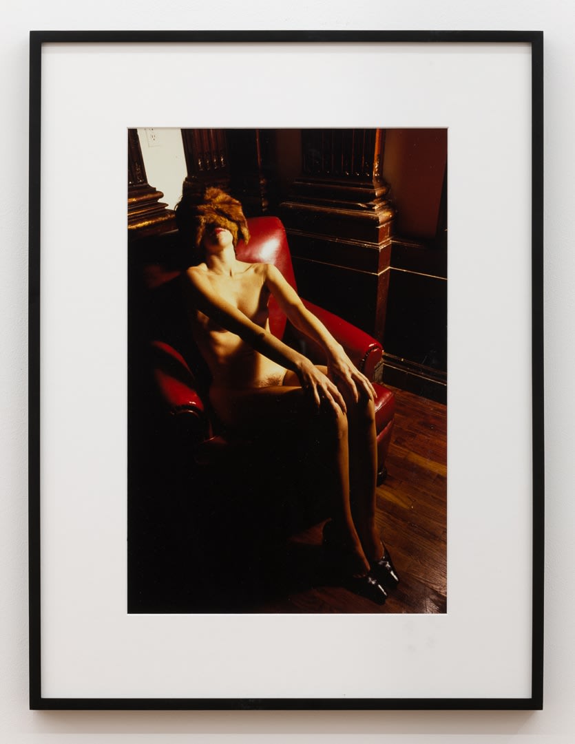 Jimmy DeSana Mink Stole, c. 1980 Vintage Cibachrome Unframed: 49.5 x 33 cm Framed: 68.5 x 52 cm