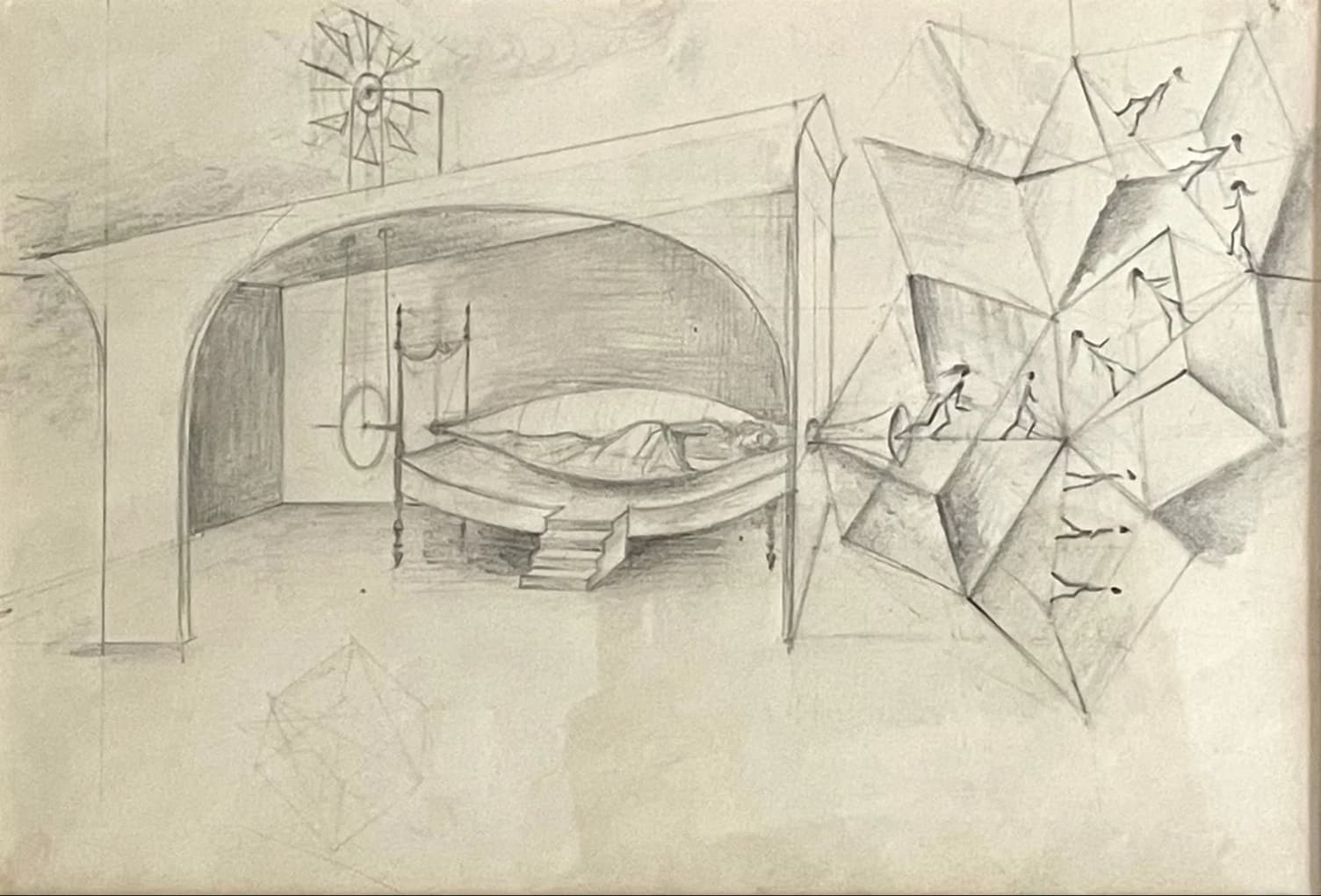 Remedios Varo, Sueño (Dreaming), 1958