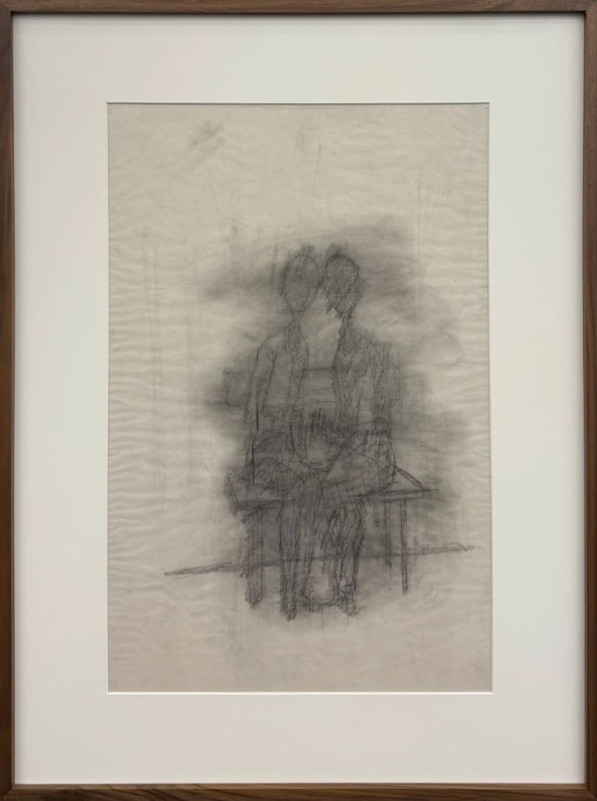 Remedios Varo, Dibujo previo de "Los Amantes" (Preliminary drawing of "The Lovers"), 1963