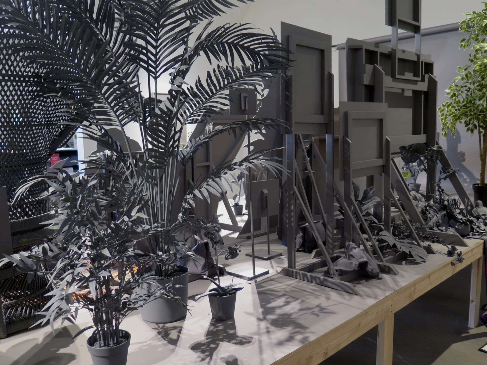 Stephanie Syjuco, "Neutral Calibration Studies (Ornament + Crime)," 2016.