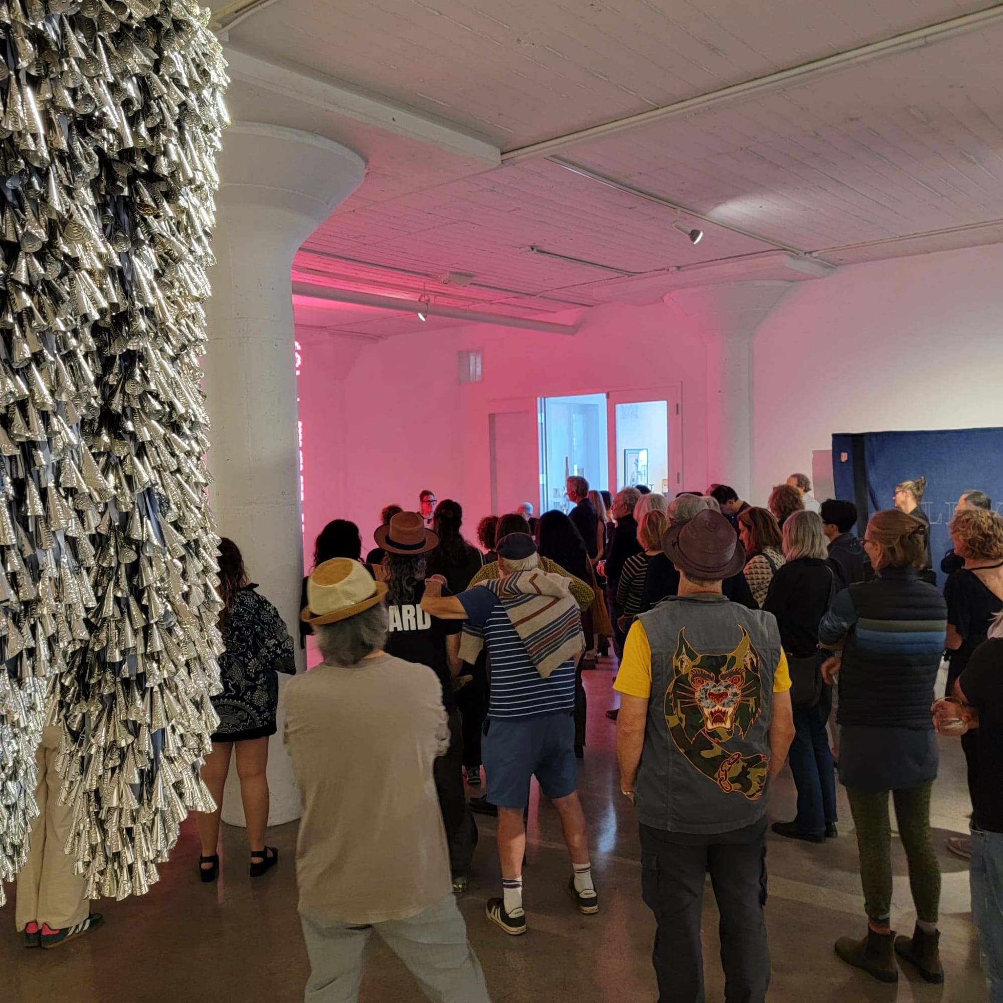 Opening day of Marie Watt: Telegraph