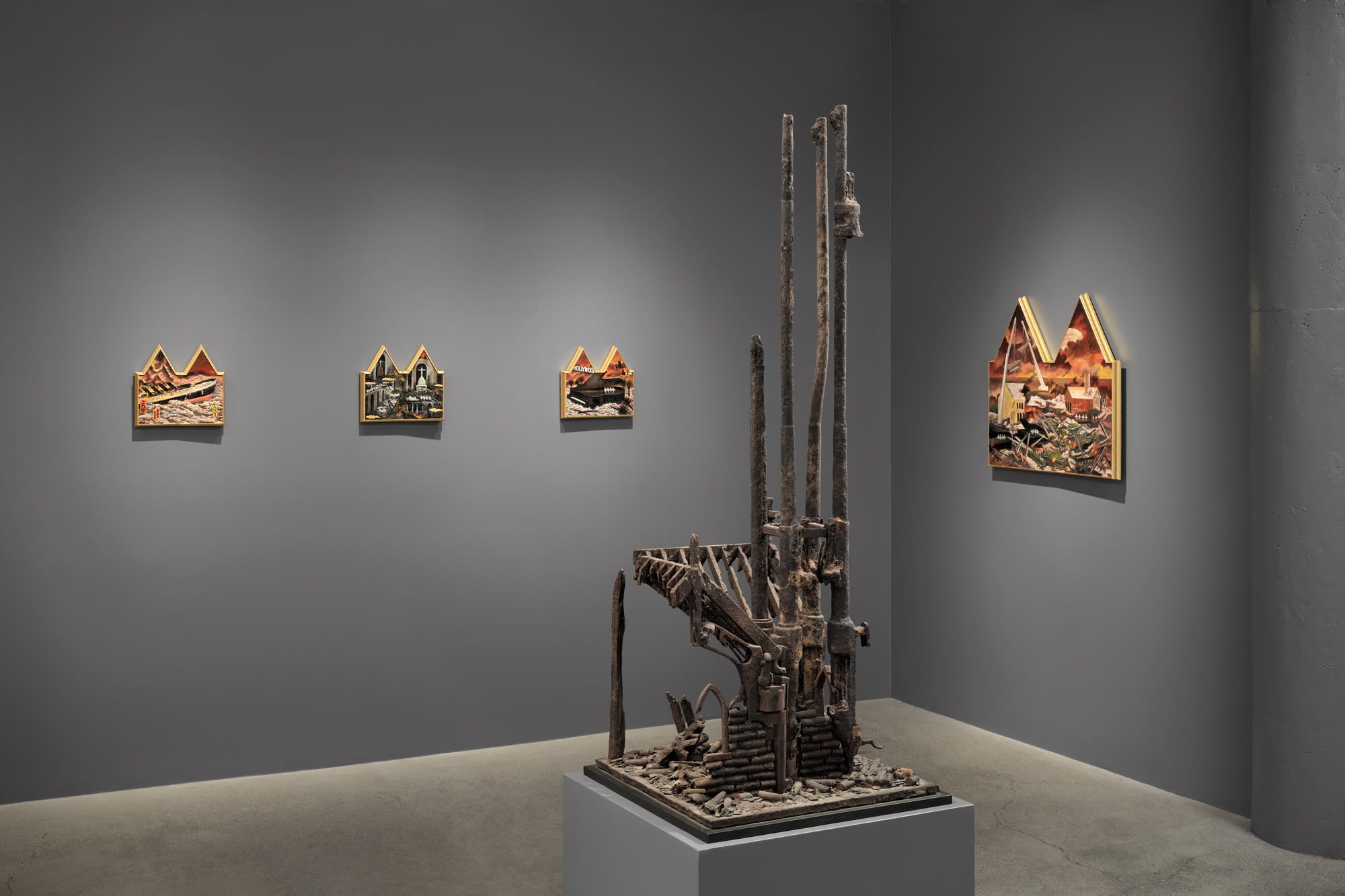 Installation image of The Last Swan Lake at Catharine Clark Gallery, San Francisco, 2022. Photo: John Janca
