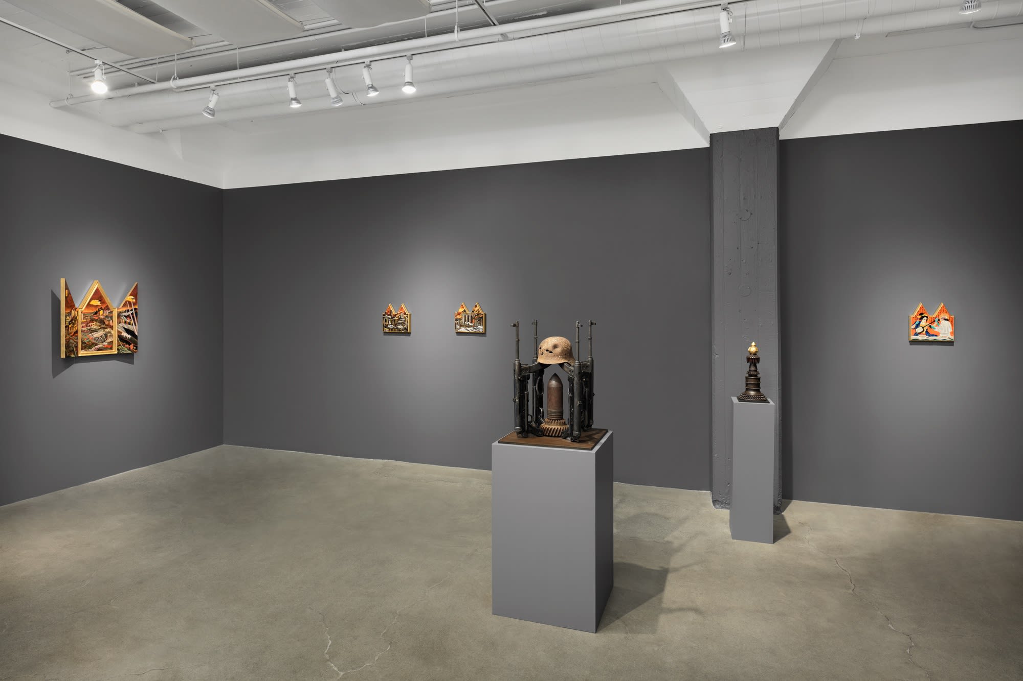 Installation image of The Last Swan Lake at Catharine Clark Gallery, San Francisco, 2022. Photo: John Janca