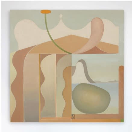 Aaron Glasson, STUDY FOR GIANT ROCK, 2022