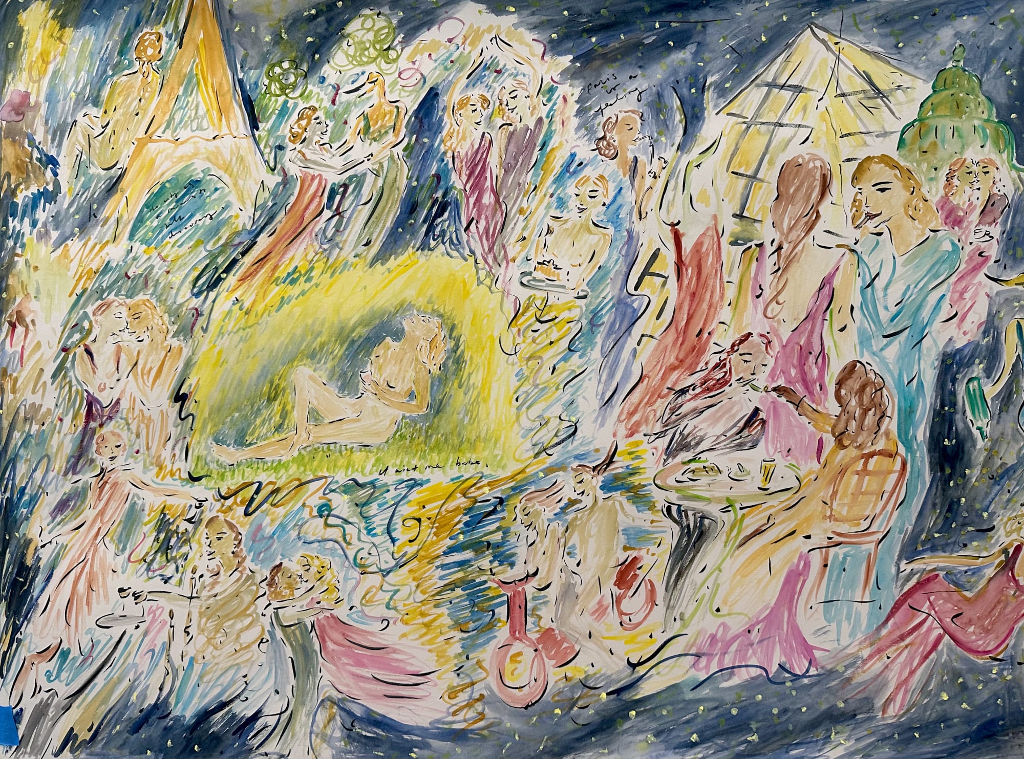 Danielle Kosann, IT AIN'T ME BABE/PARIS IS A FEELING (STUDY), 2025