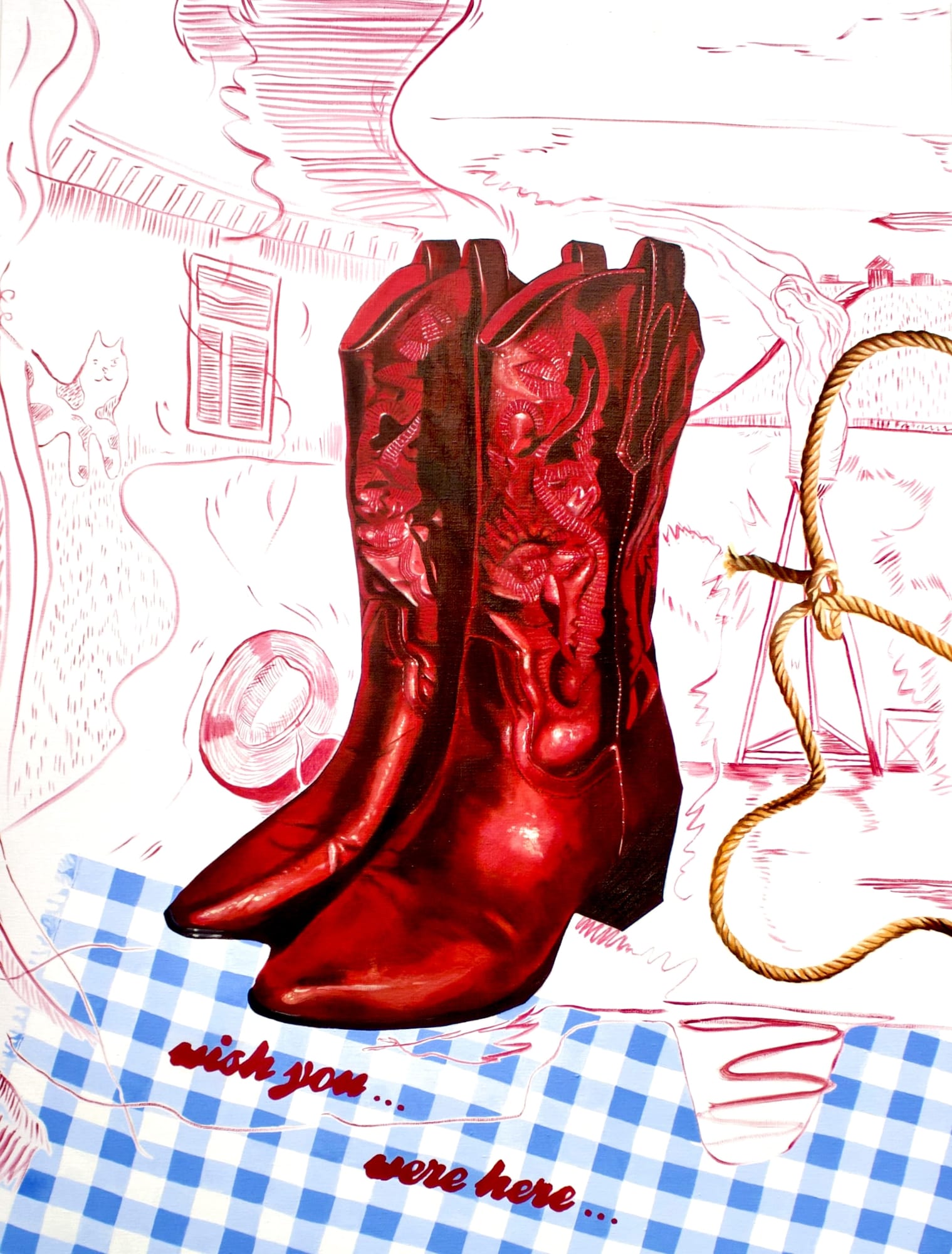 Georgina Clapham, WISH YOU WERE HERE, 2023