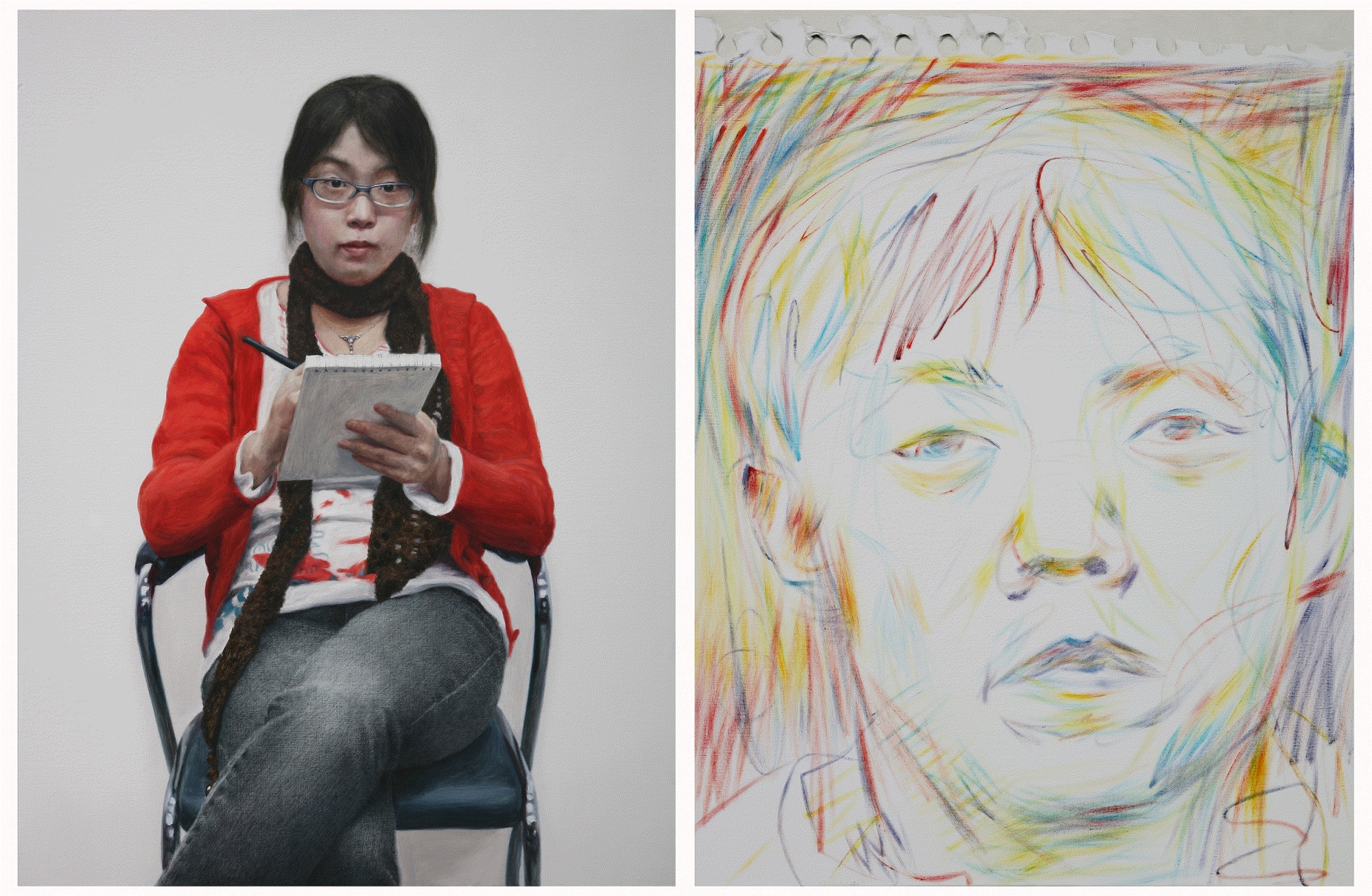 (L) CHOI YOON 최윤 2, 2007 (R) THE REMINISCENCE OF CHOI YOON, 2008
