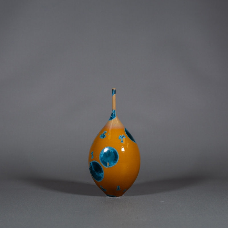 Matt Horne, MH25 Yellow and Blue Vase