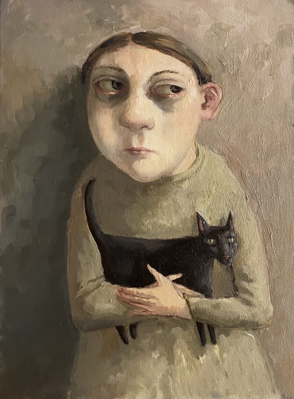 Bobbie Russon, Girl with Cat