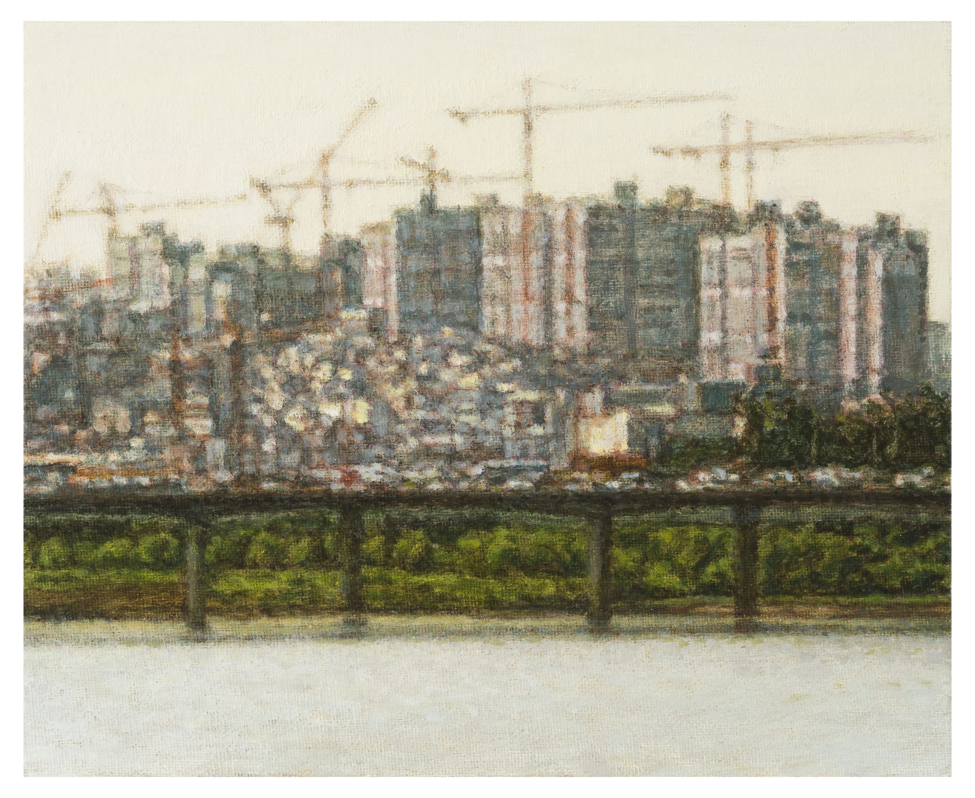 강변 2 Riverside 2 2022 22 x 27 cm Acrylic on canvas
