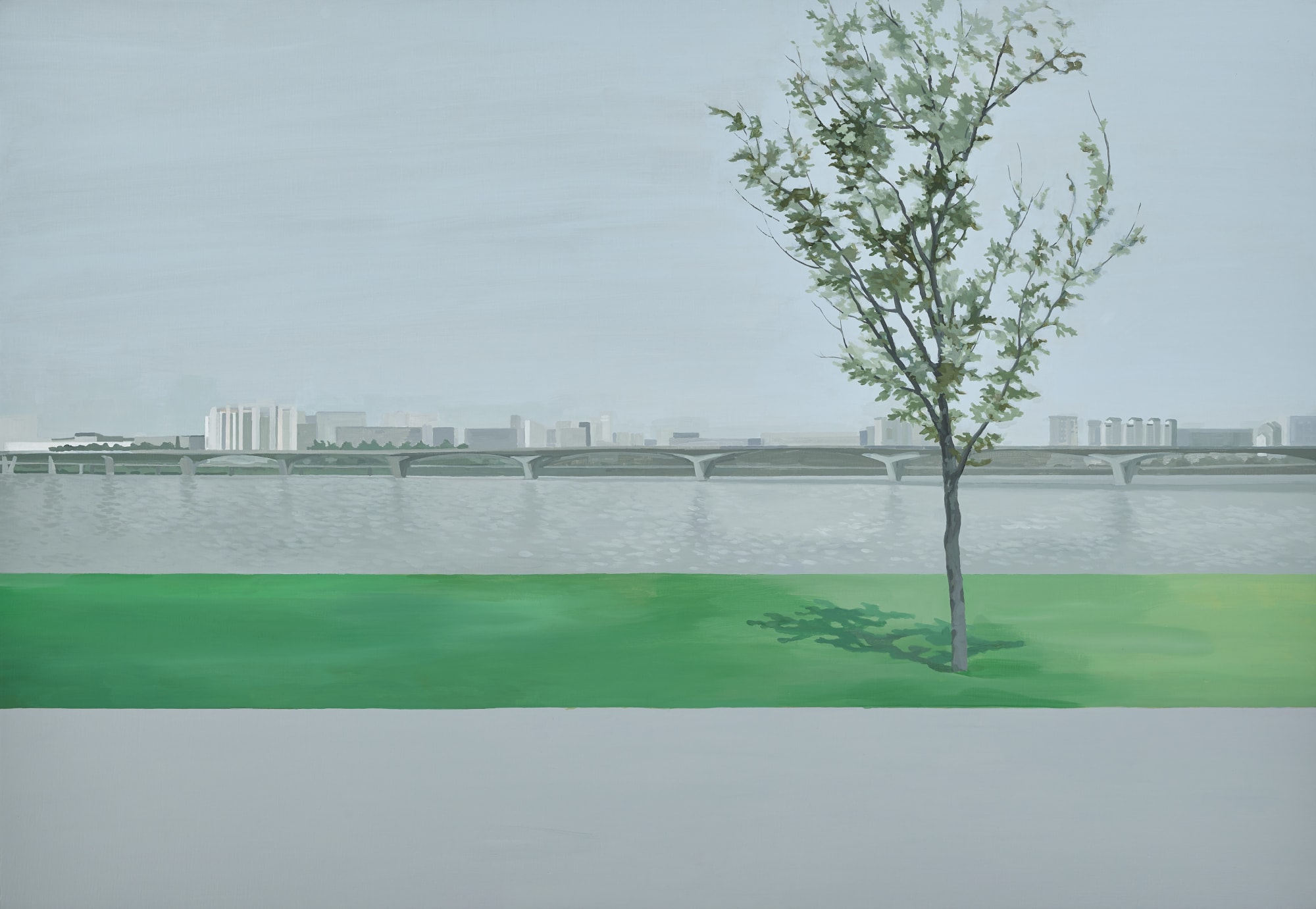 윤정선 한강공원 02 2020 Acrylic on canvas 112x162cm