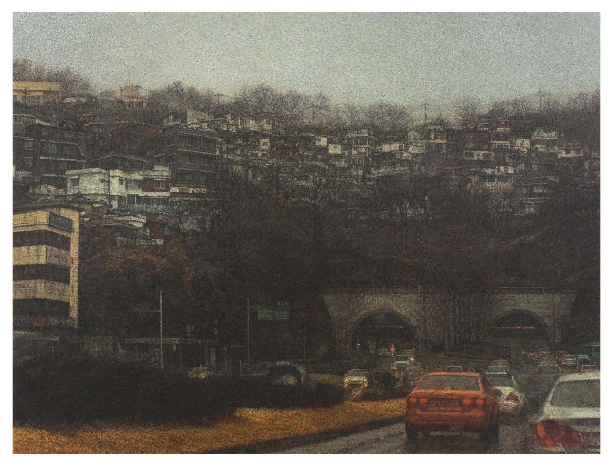 이만나 더 이상 거기에 없는 풍경 The Landscape that is no more There 2020 Oil on canvas 194 x 259 cm