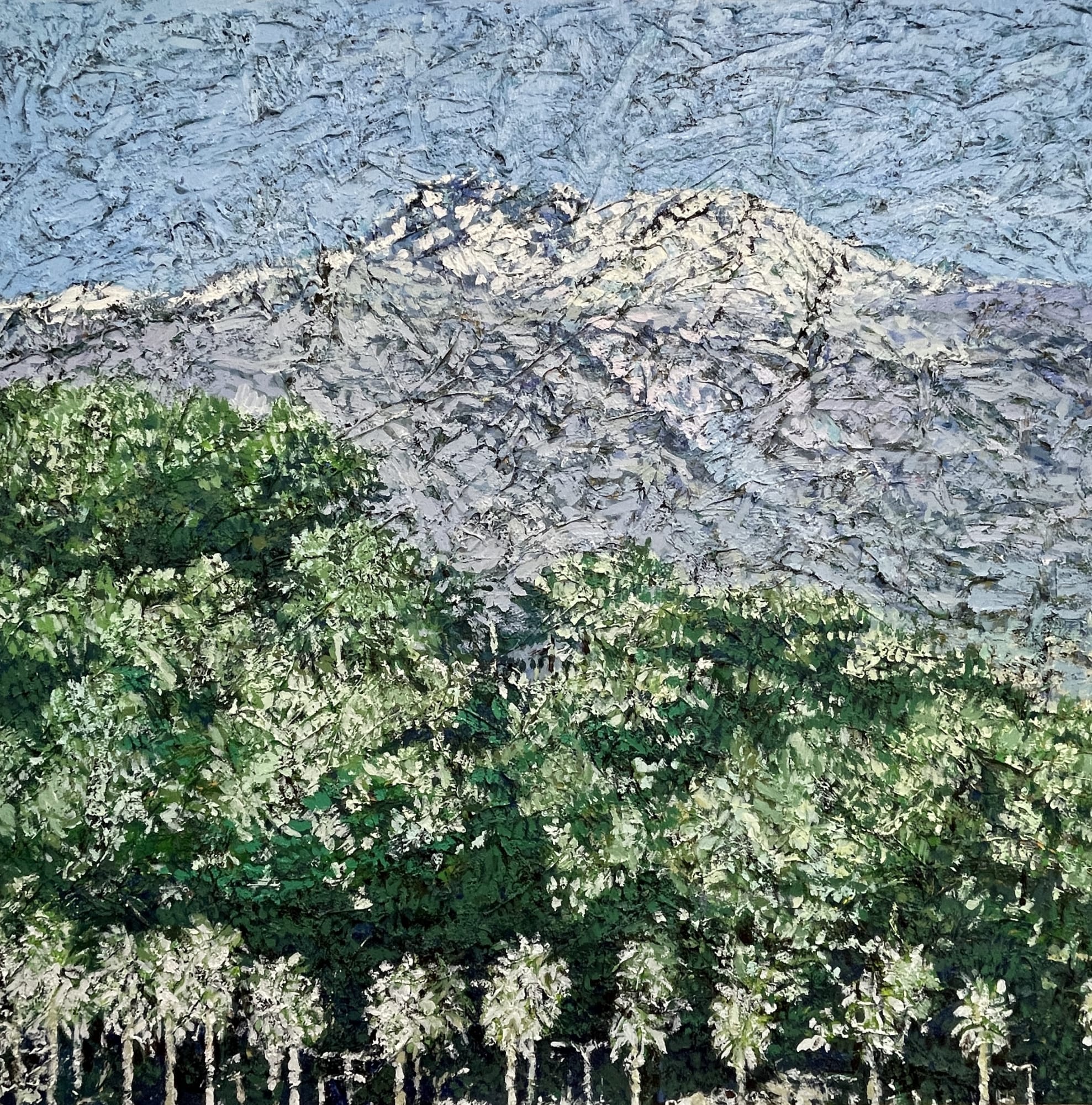 바라보다 - 한라 2024 72.7x72.7cm Acrylic on linen