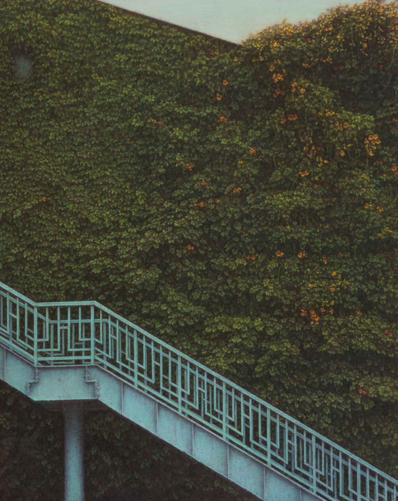 깊이 없는 풍경 The Landscape Without Depth 2024 Oil on canvas 100x80.3cm