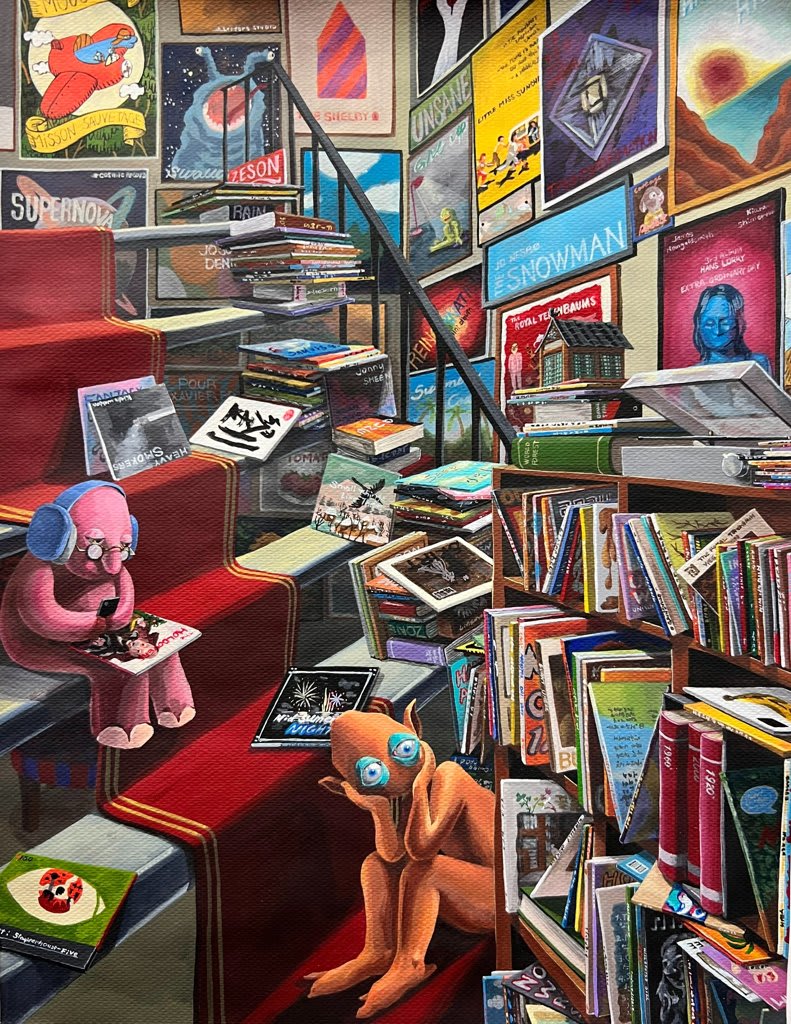 유지혜 Jihye Yoo 8JUL2024 2024 Gouache on paper 29.3x38.3cm