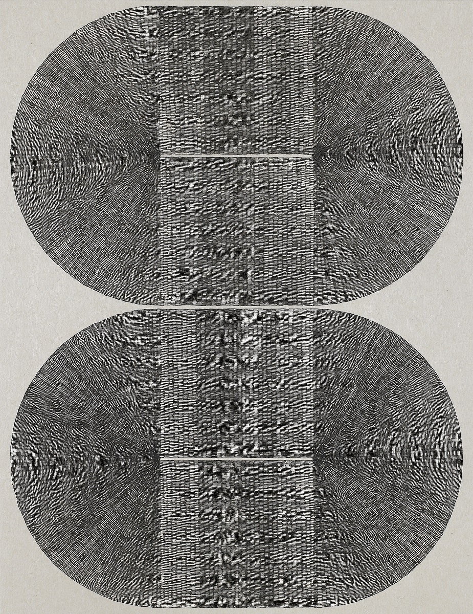 모혜준 Mo Hye Jun 20240125 2024 53x41cm 한지에 펜