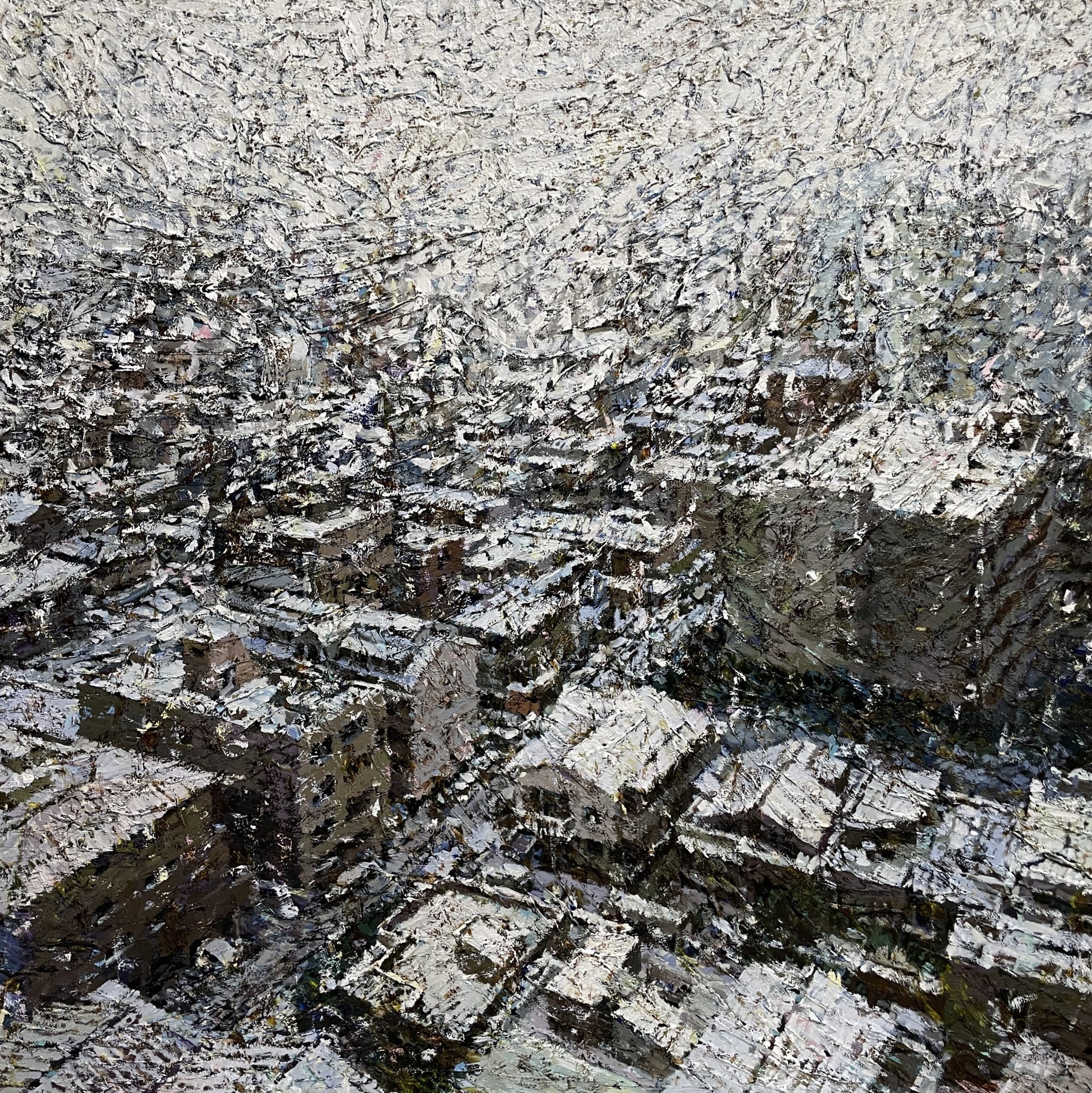 흩날리다 2024 91x91cm Acrylic on linen