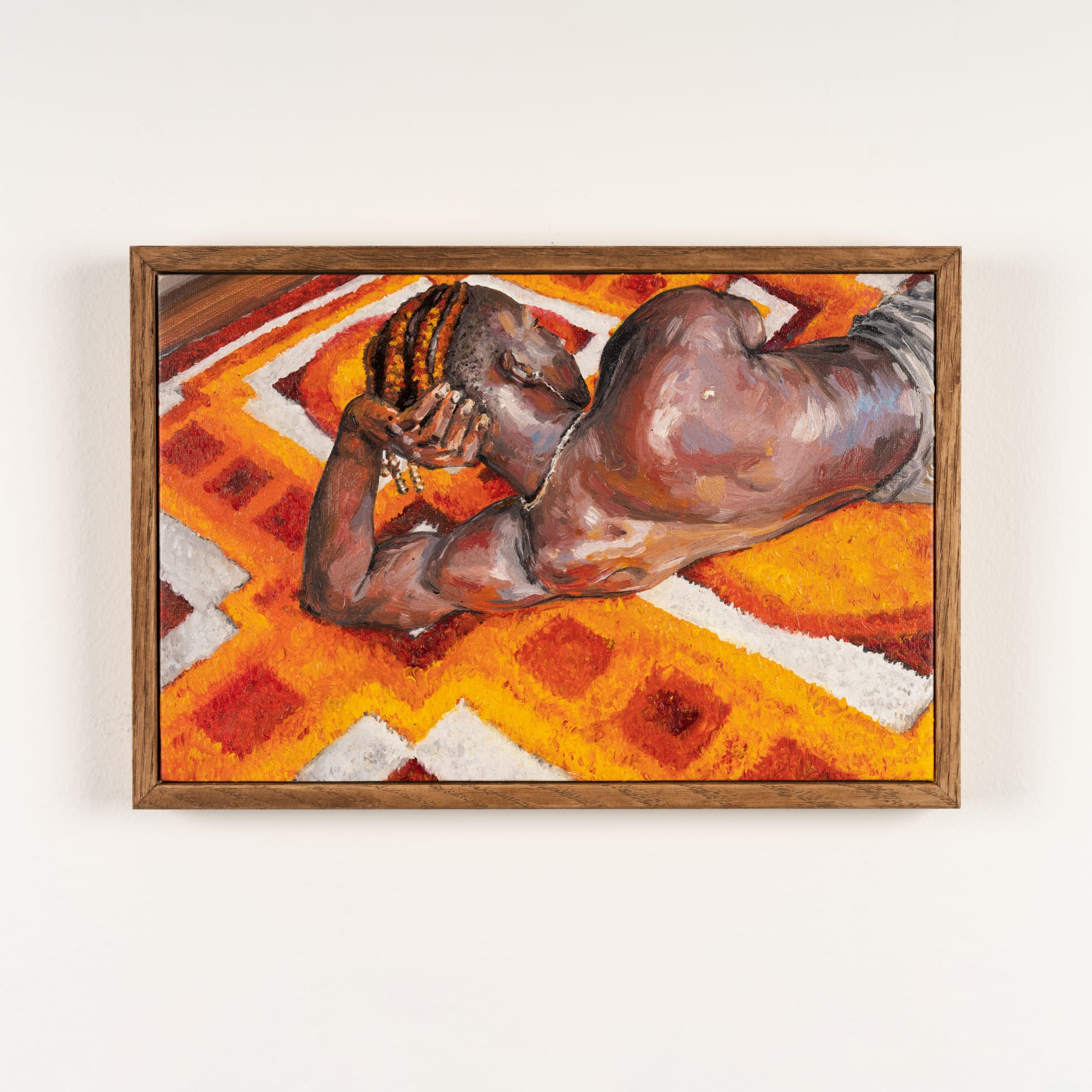 GIOVANNI LEONARDO BASSAN, edem, 2023 Oil on canvas, framed, 21 x 31,5 cm