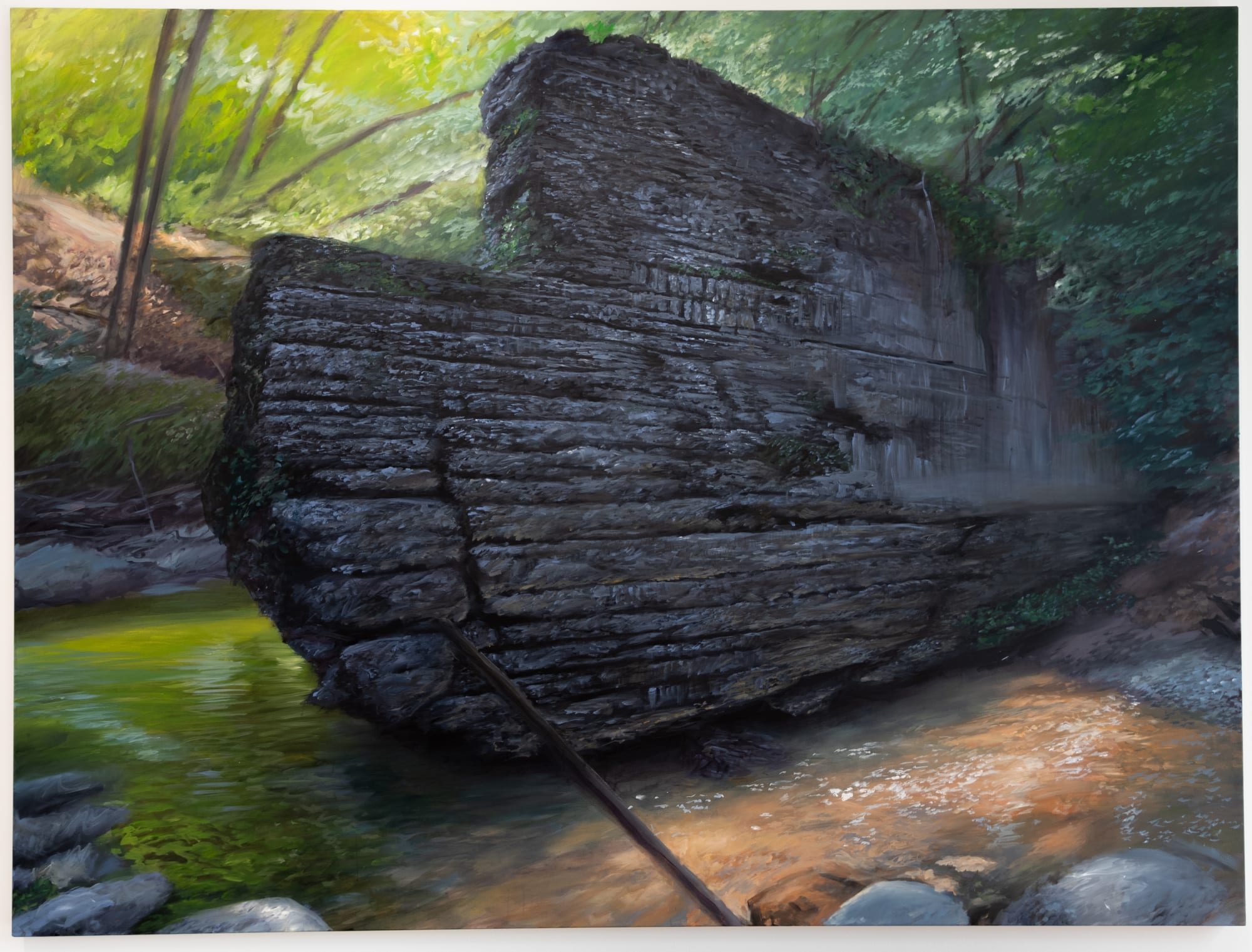 Marco Scorti, Barrage, 2023-24 Acrylic on canvas, 180 x 240 cm