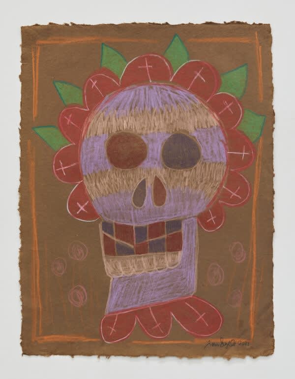 Tamara Gonzales Red Cocar, Red Collar, 2021