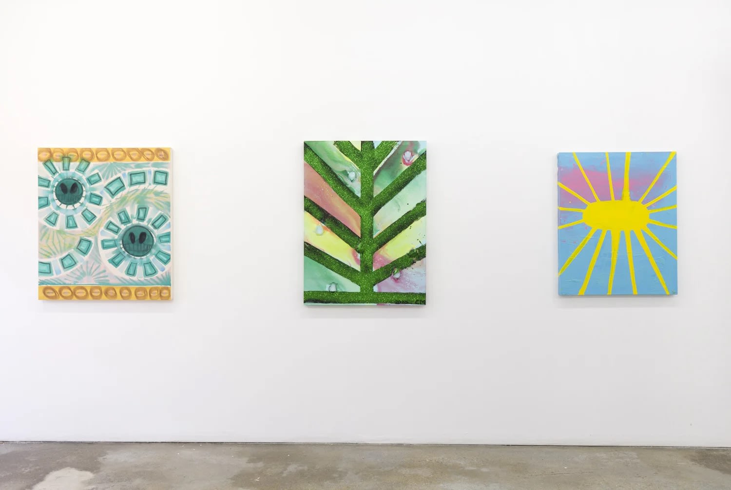 Tamara Gonzales, Talking All Morning, 2021 Installation view